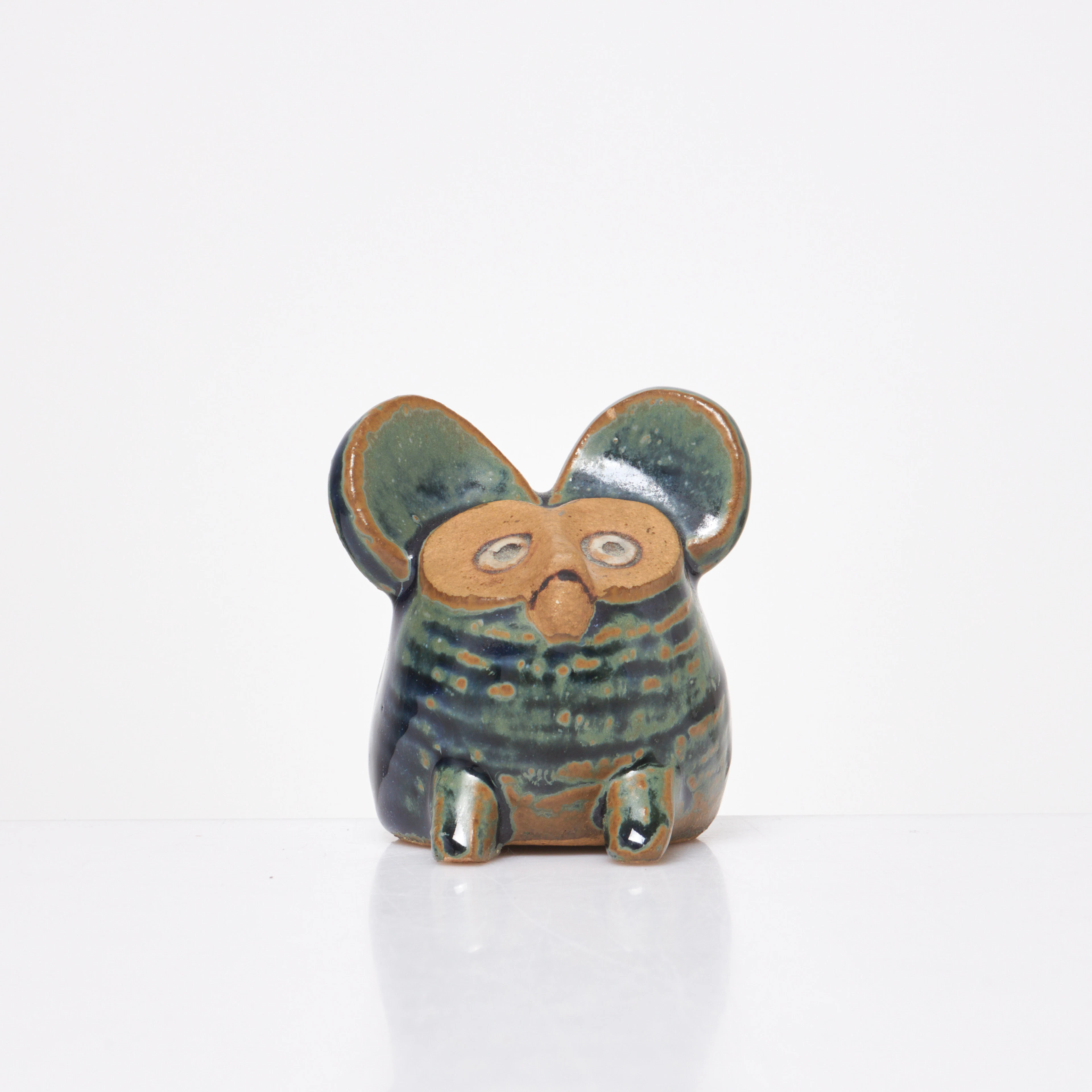 LISA LARSON. Figurin, stengods "Spökmusen" ur serien "Menagerie"
