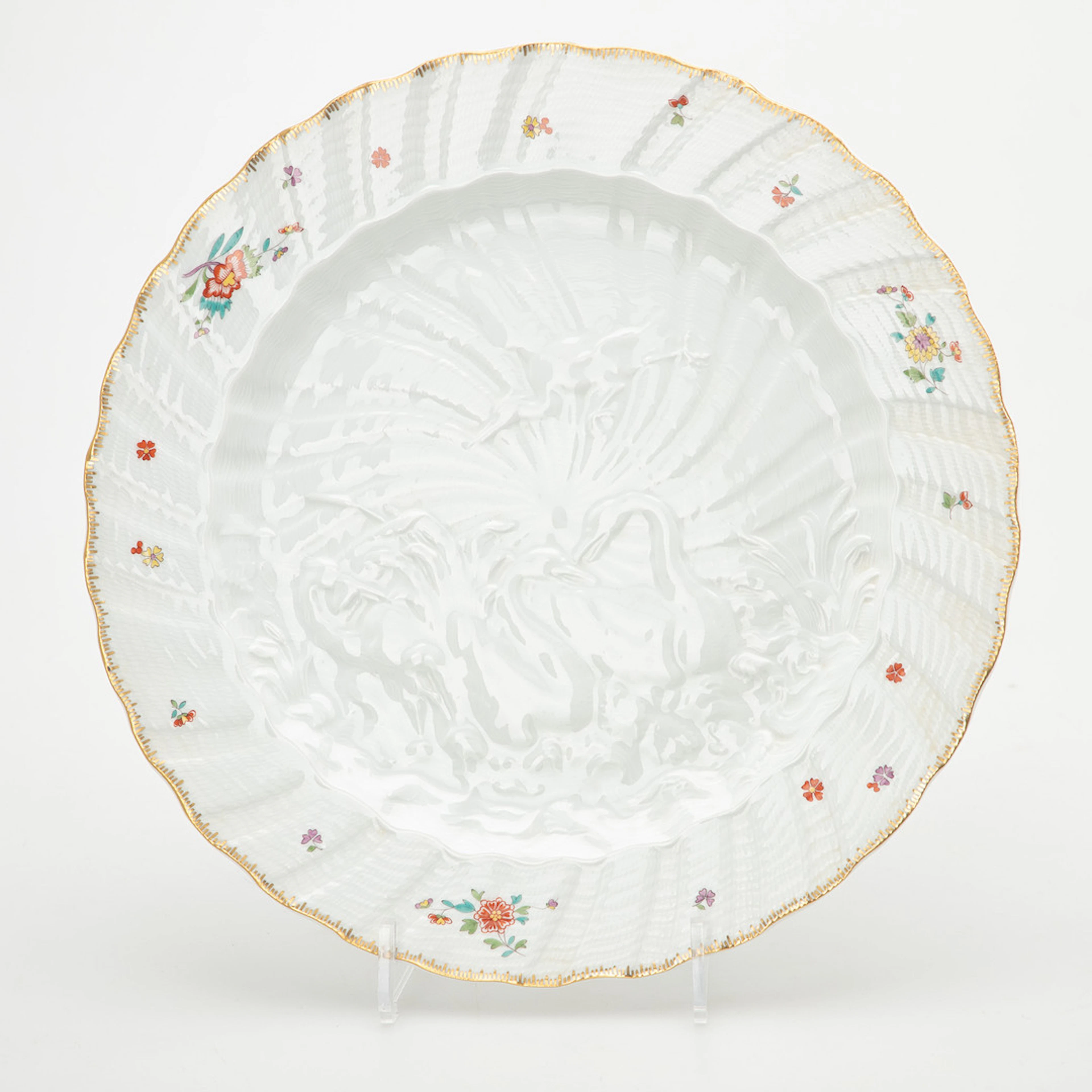 JOHANN JOACHIM KAENDLER (FISCHBACH/SACHSEN 1706 - MEISSEN 1775). Platte