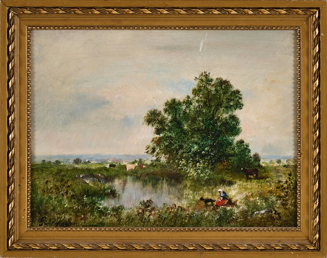 OIDENTIFIERAD KONSTNÄR, England, 1800-talets andra hälft. Landskap