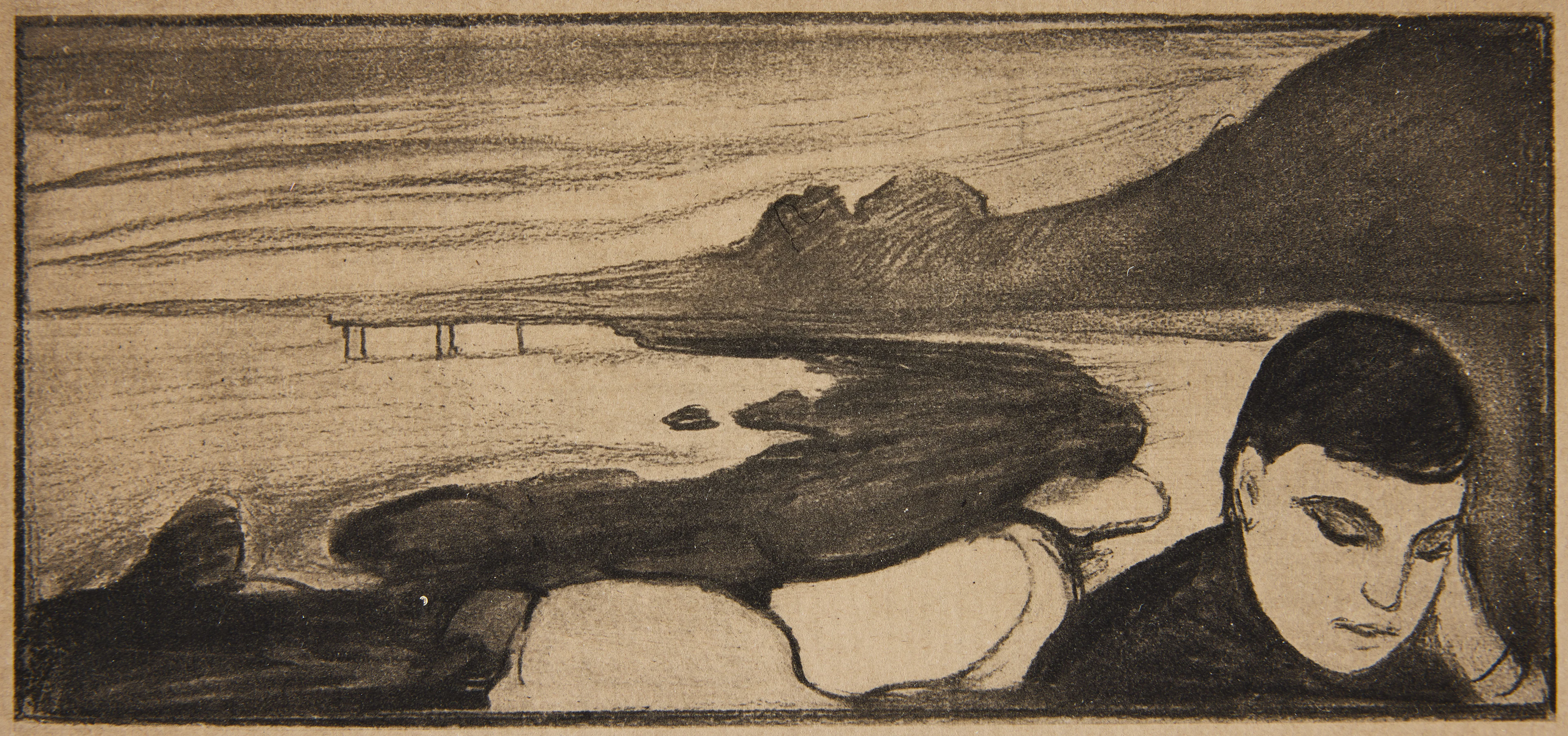 EDVARD MUNCH. After. "Melancholy".