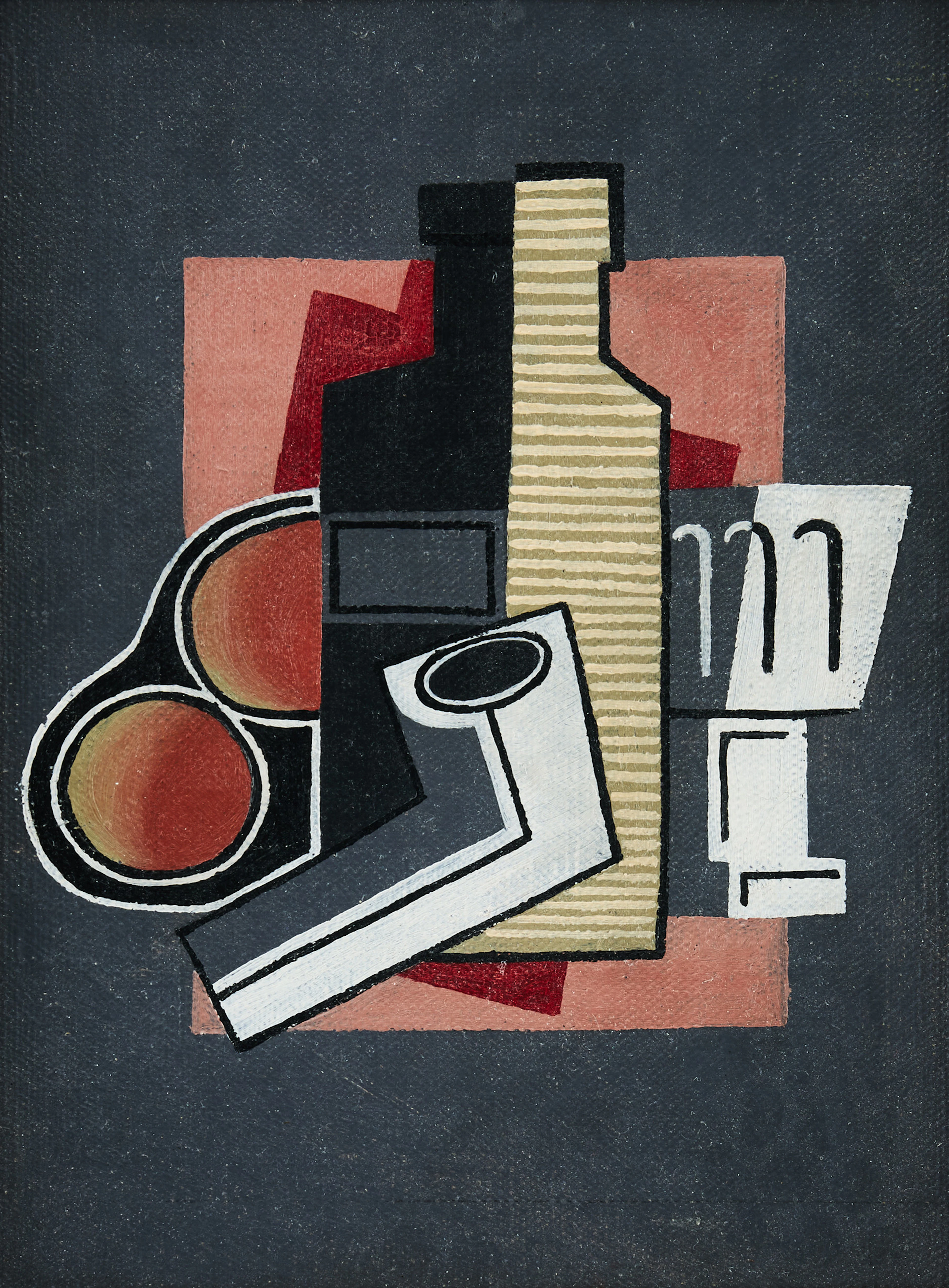 OTTO G. CARLSUND (1897-1948). "Nature Morte"/Stilleben med pipa.