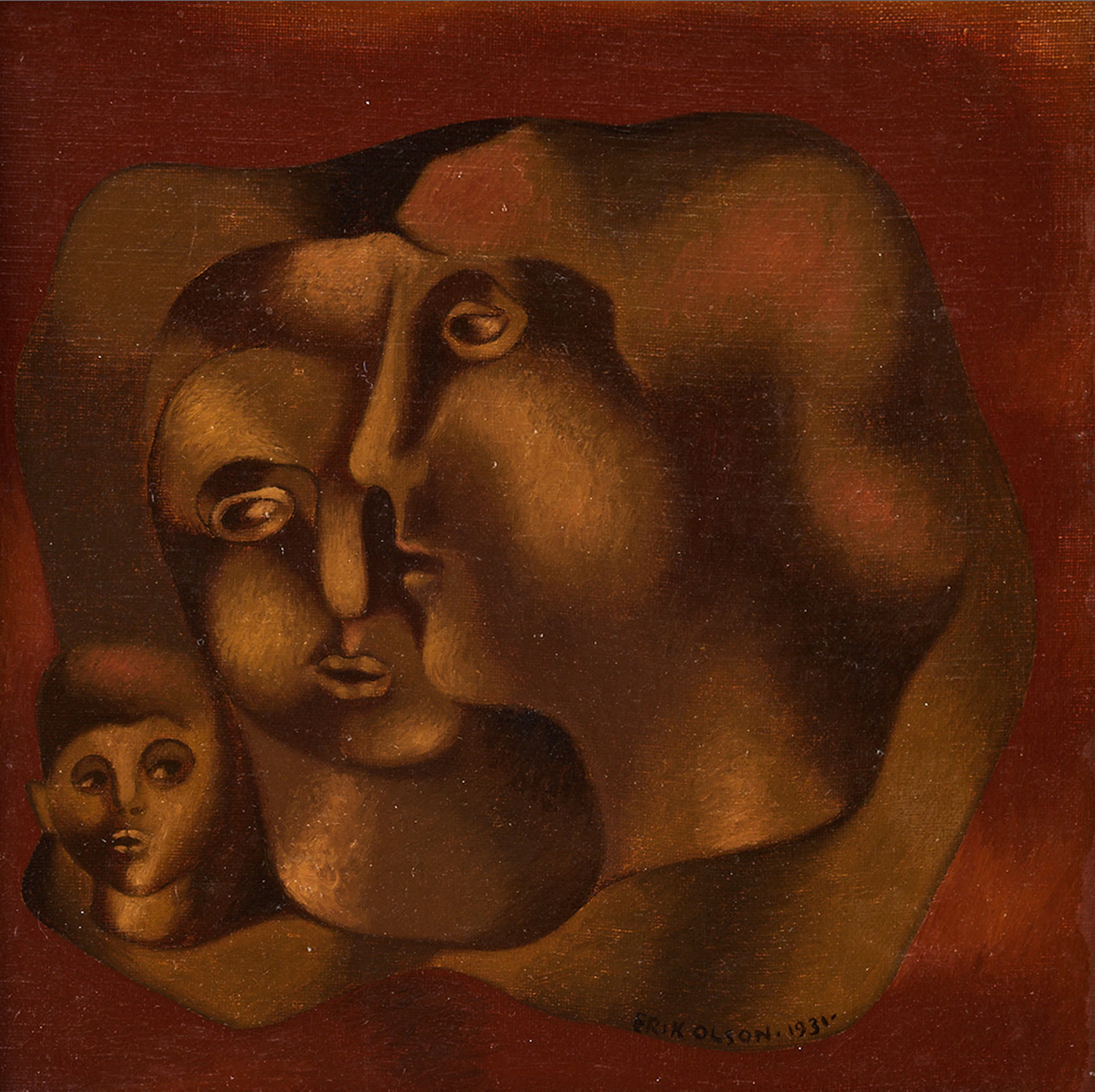 ERIK OLSON. "Medaljong".