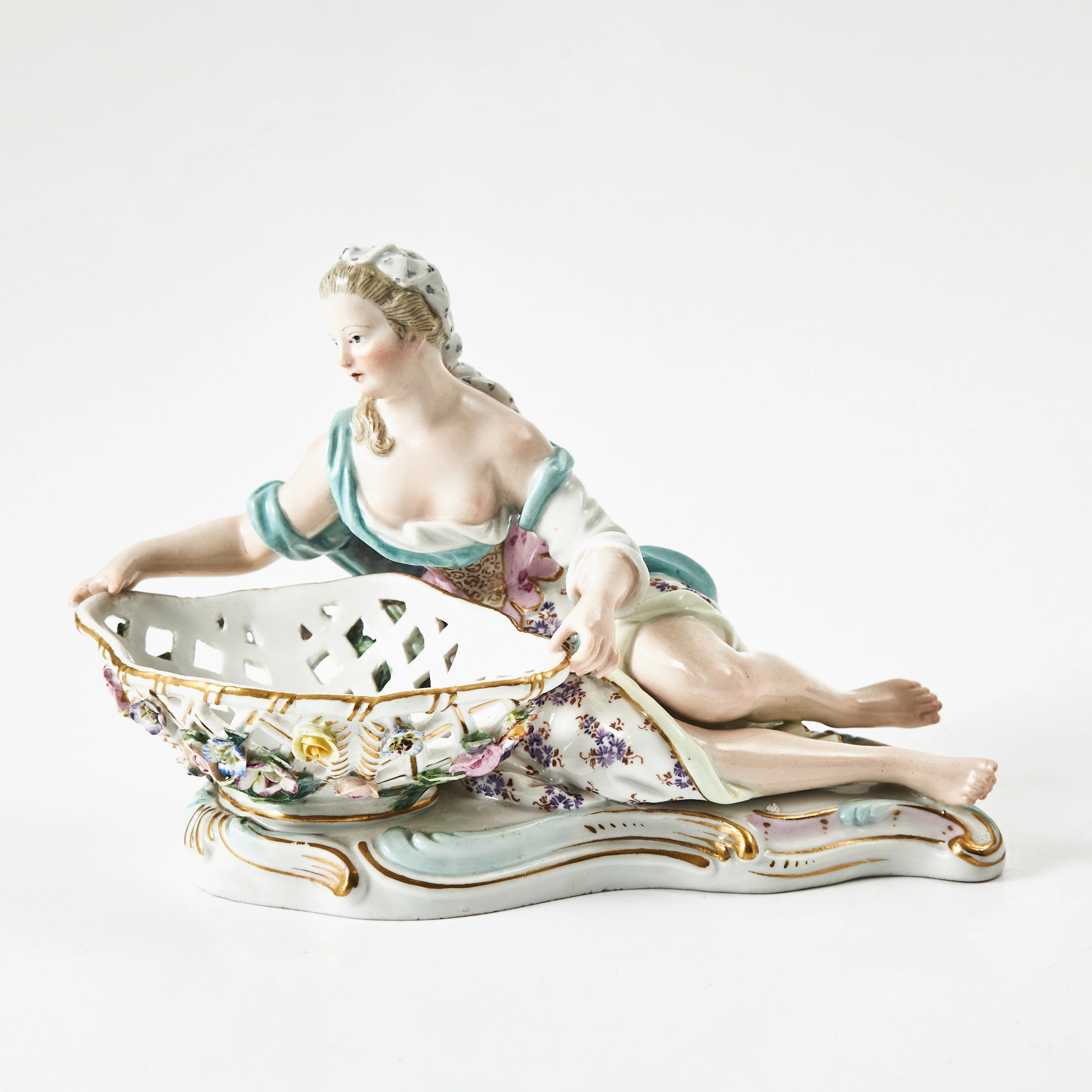 MEISSEN (etabl. 1710), figurin, porslin, Tyskland, 1800-talets andra