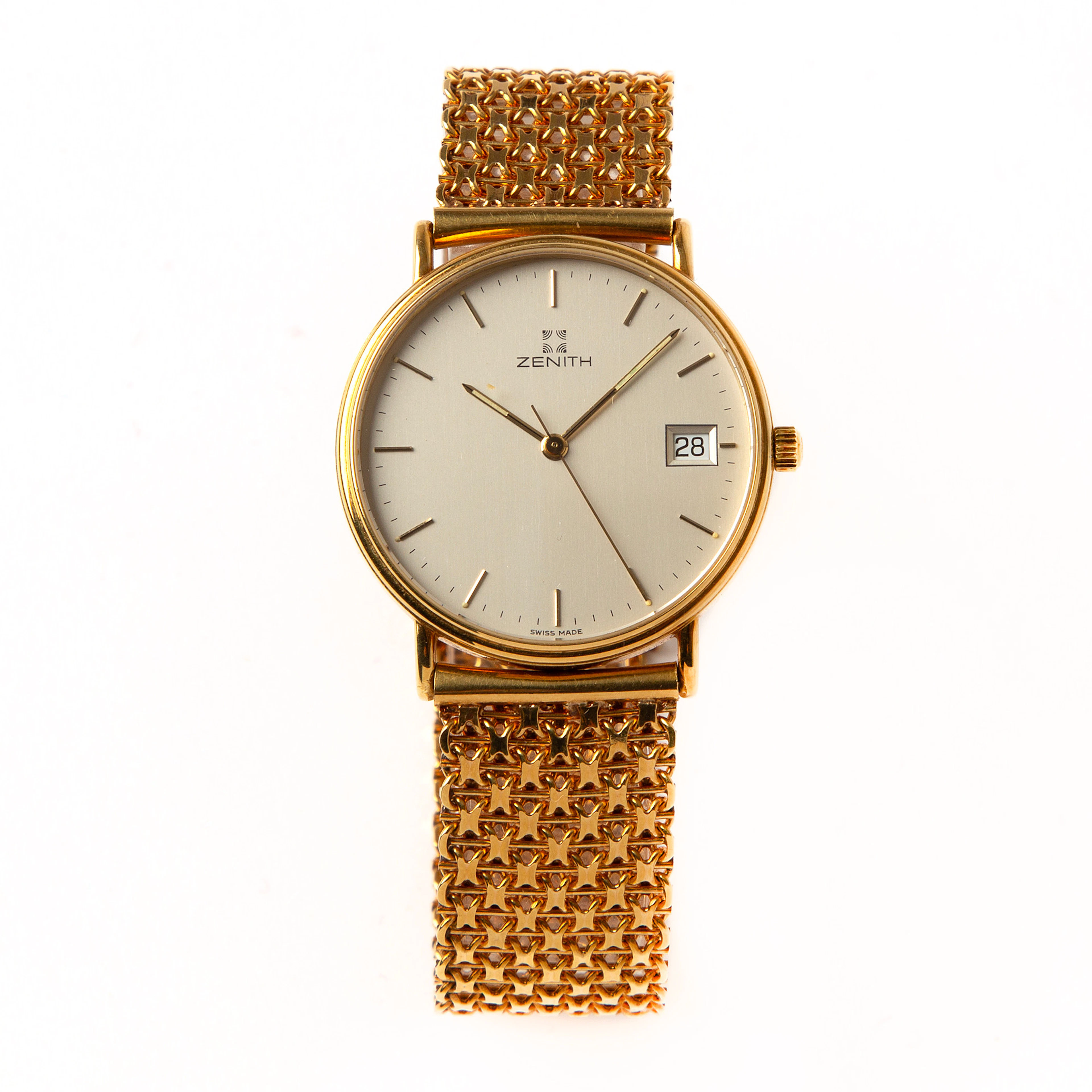 ZENITH, armbandsur, 33 mm, 18K guld, ca 1992.