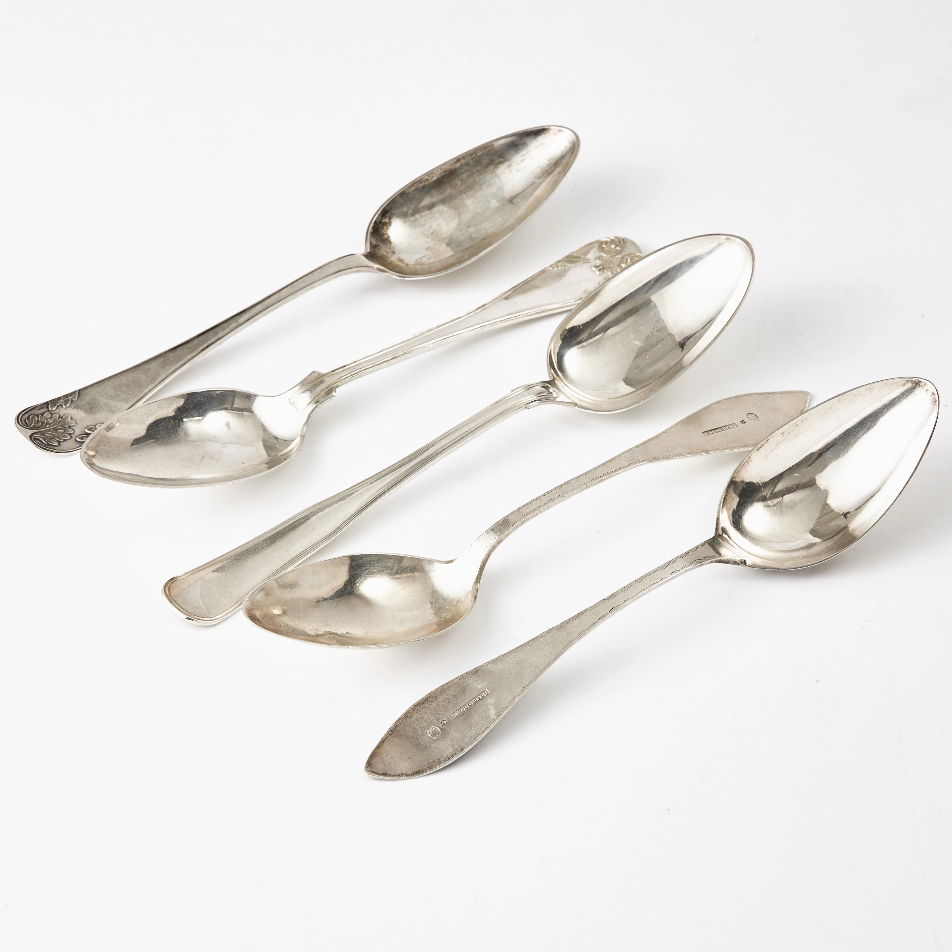 MATSKEDAR, 2+1+1+1, silver, 1800-tal.