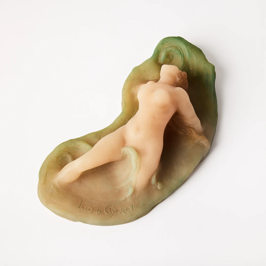 JOSEPH CHERET & ALMARIC WALTER. Figurin, Nancy, Frankrike, pate de
