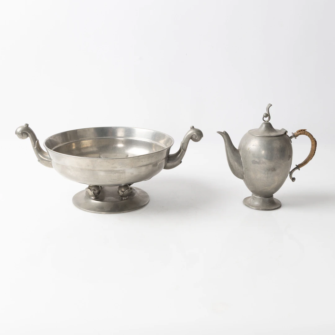 EDVIN OLLERS. Kanna & kallskål-skål, Stockholm, 1915 och 1939.