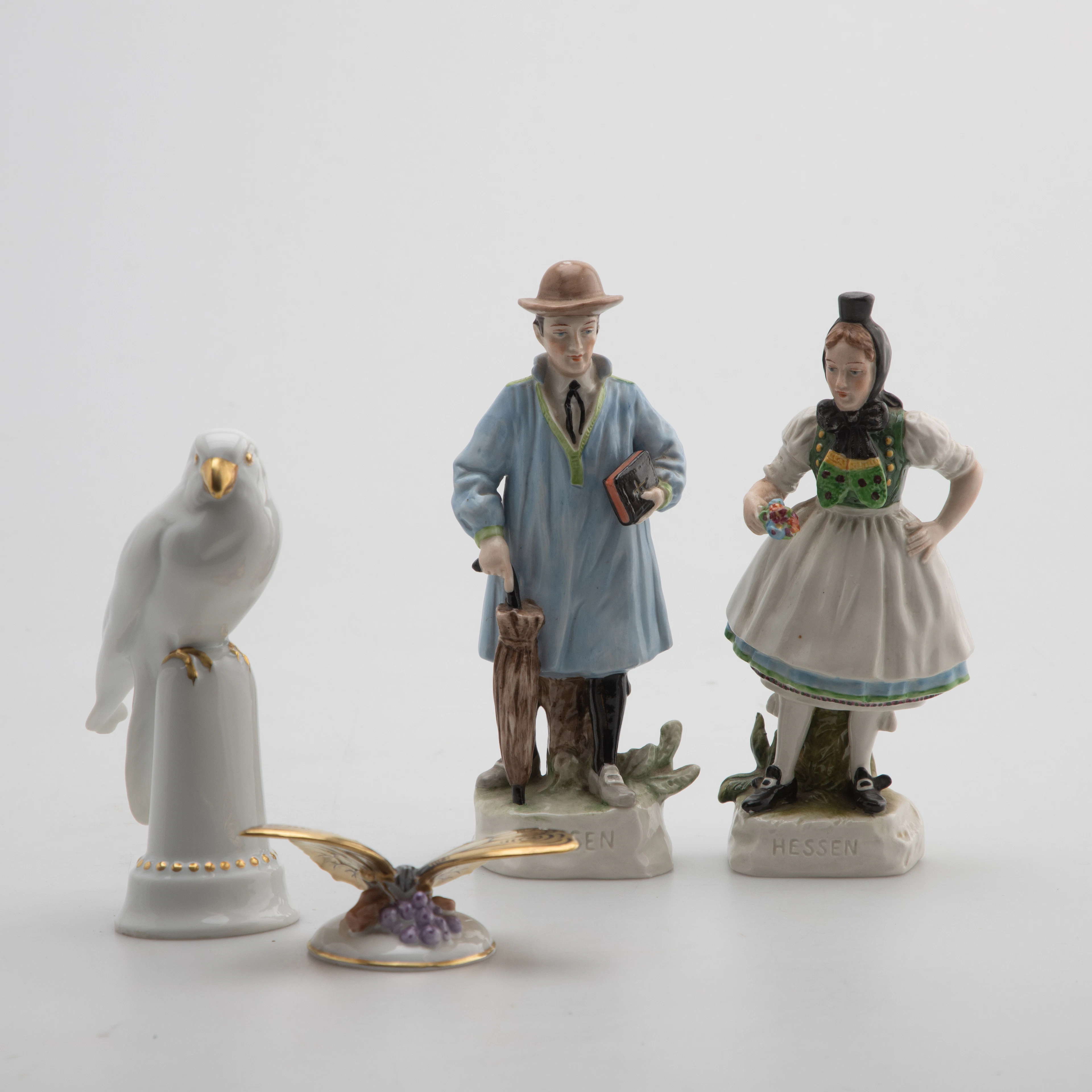 Sammlung verschiedener Porzellanfiguren, Deutschland, 1. Hälfte 20.Jh. (4).