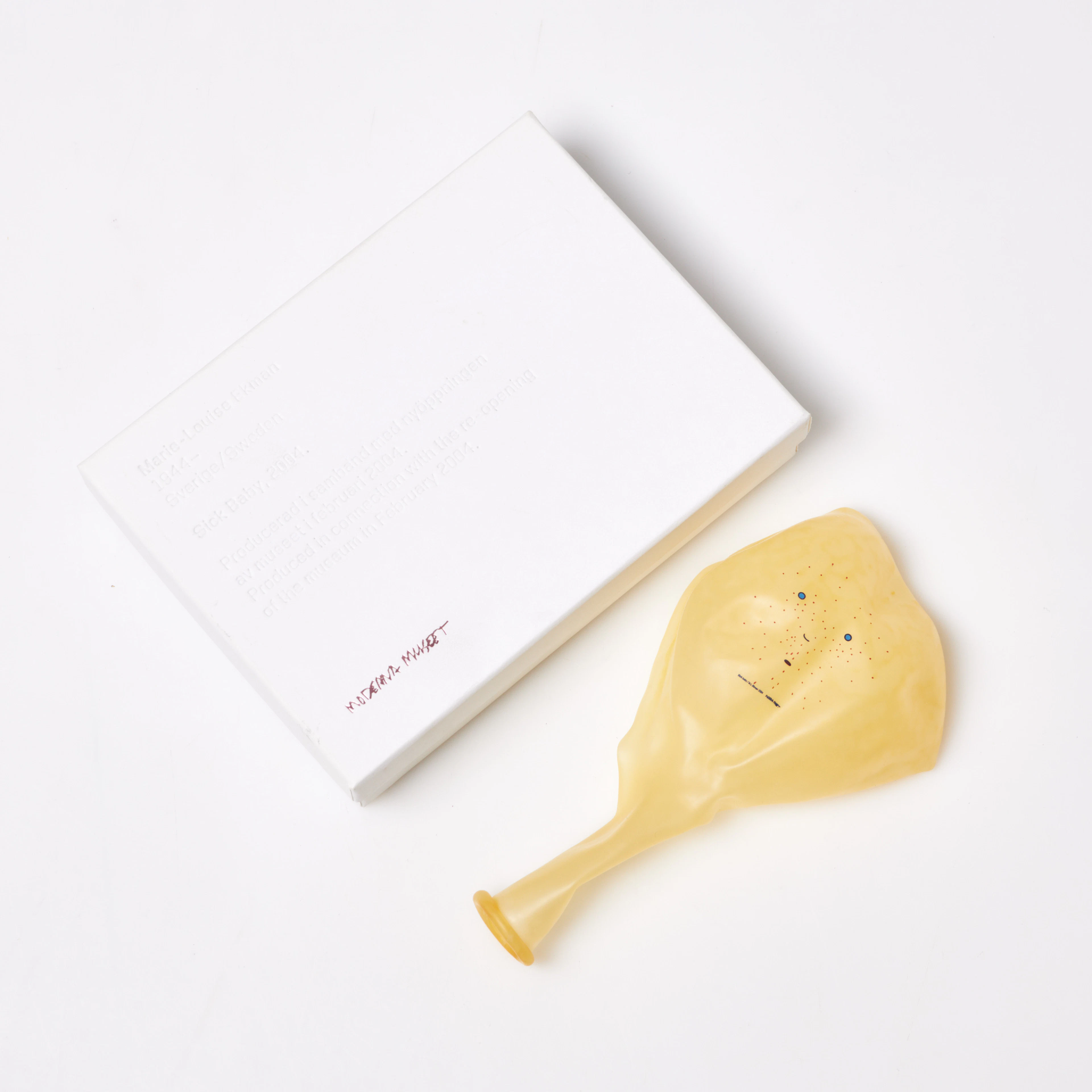 MARIE-LOUISE EKMAN (DE GEER). "Sick Baby". Multipel, 2004, färgtryck