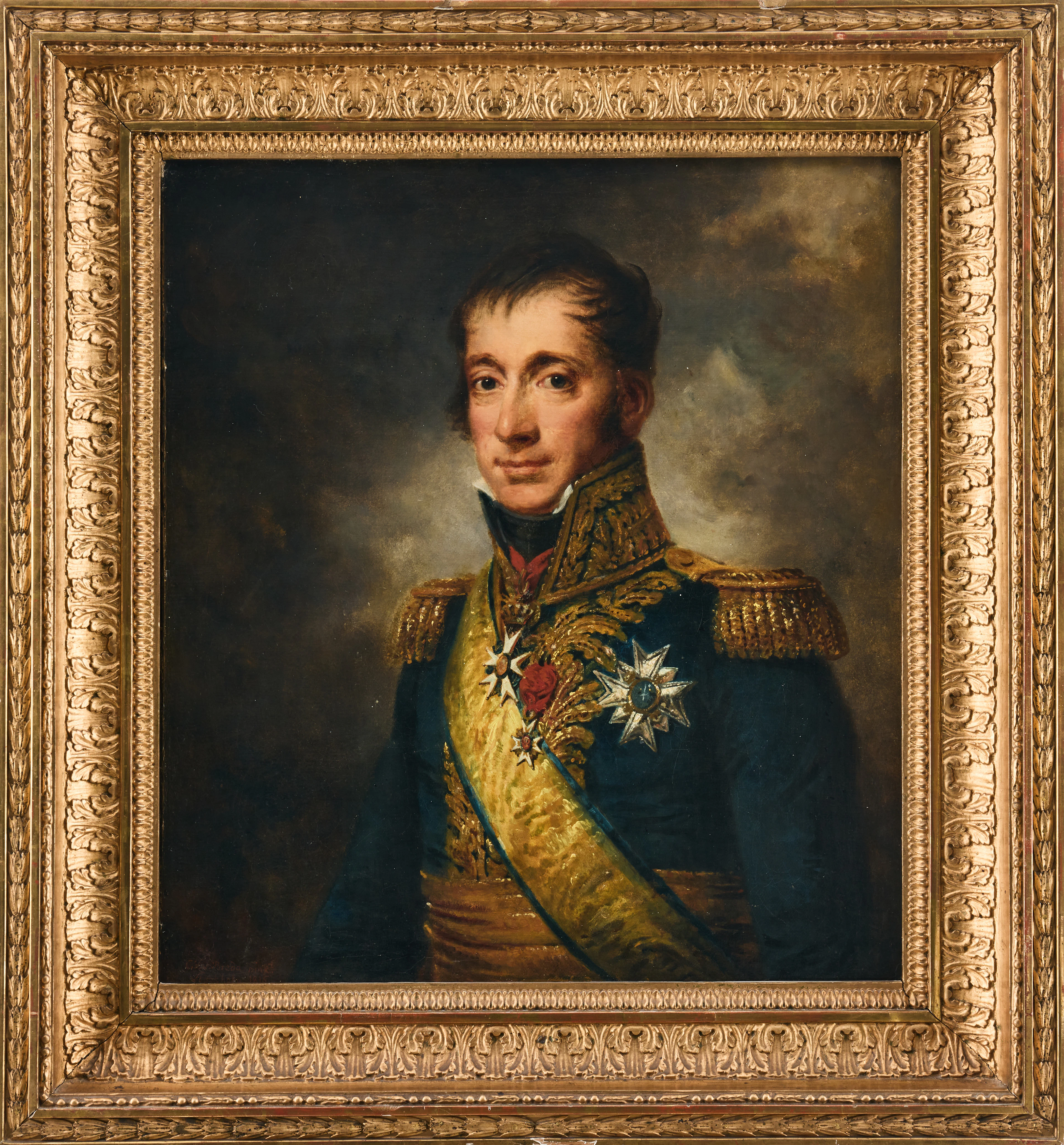 CARL FREDRIC VON BREDA (1759-1818). Porträtt föreställande greve Maréchal