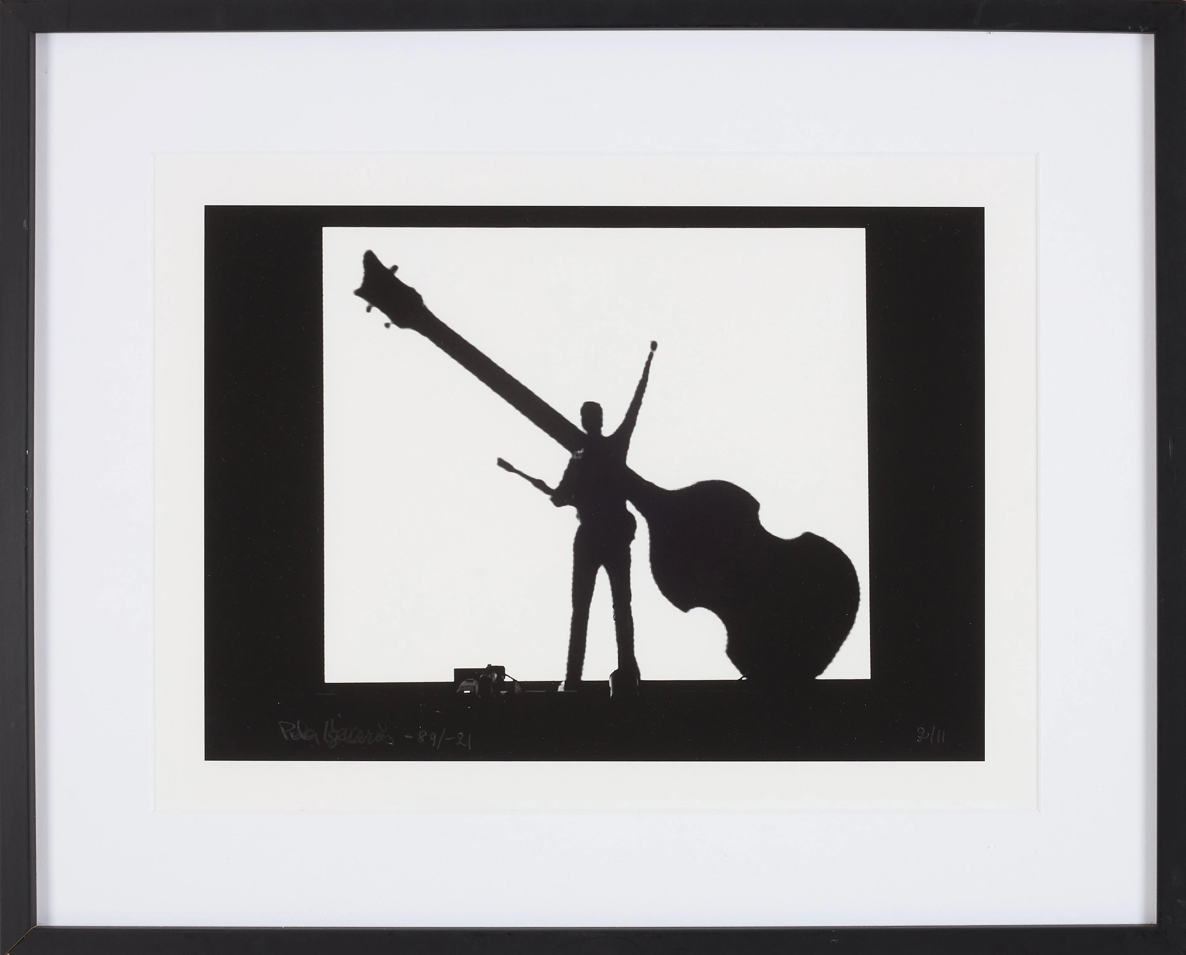 PETER KJELLERÅS. Paul McCartney, numrerad 2/11, tagen 1989 Globen