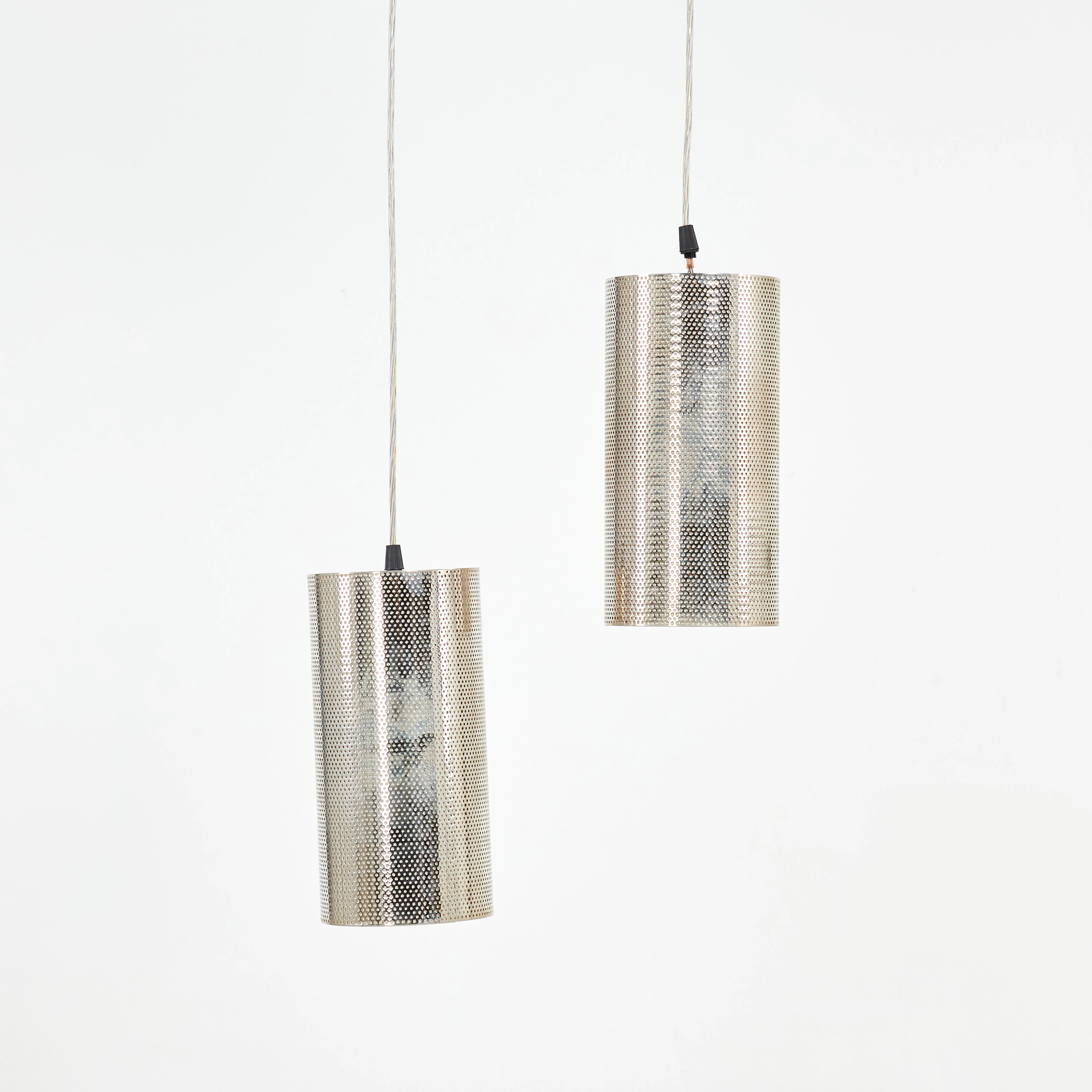 BARBARA CORSINI & RUIZ MILLET. Taklampor, 1 par, "H20", för Gubi, metall.