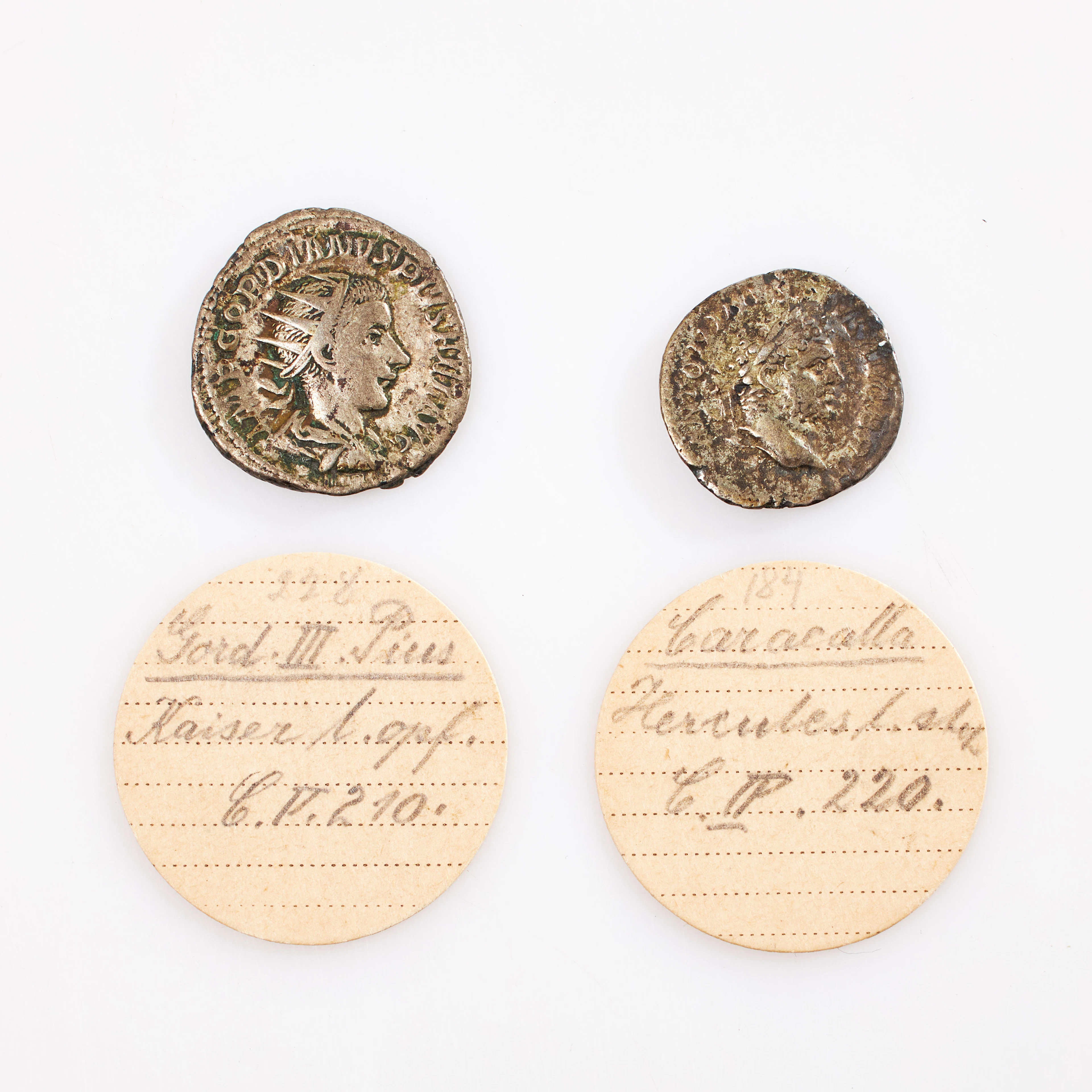 SILVERMYNT, 2 st, romerska Gordianus III Pius, kejsare 238-244, Caracalla