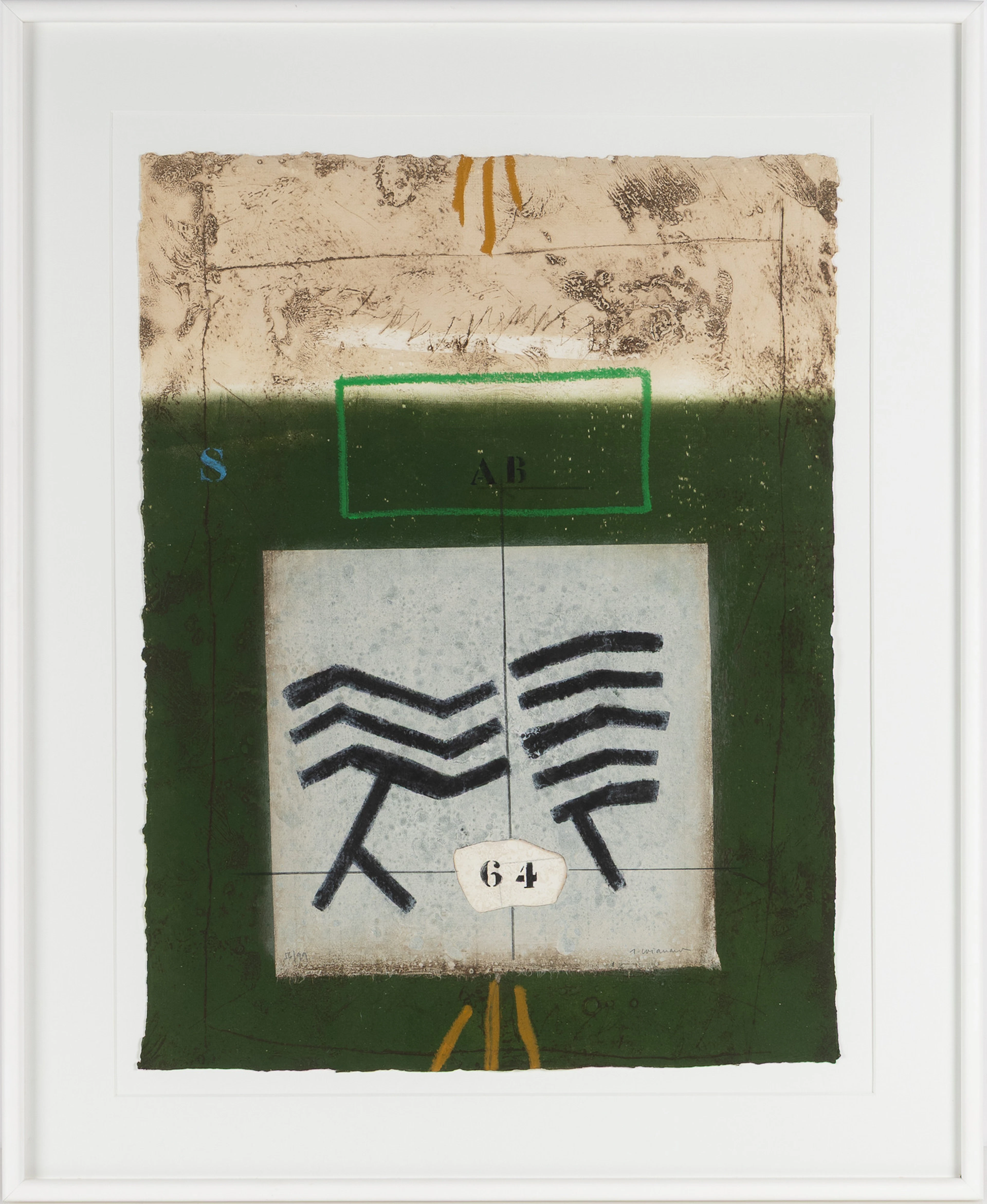 JAMES COIGNARD. komposition, carborundumetsning.