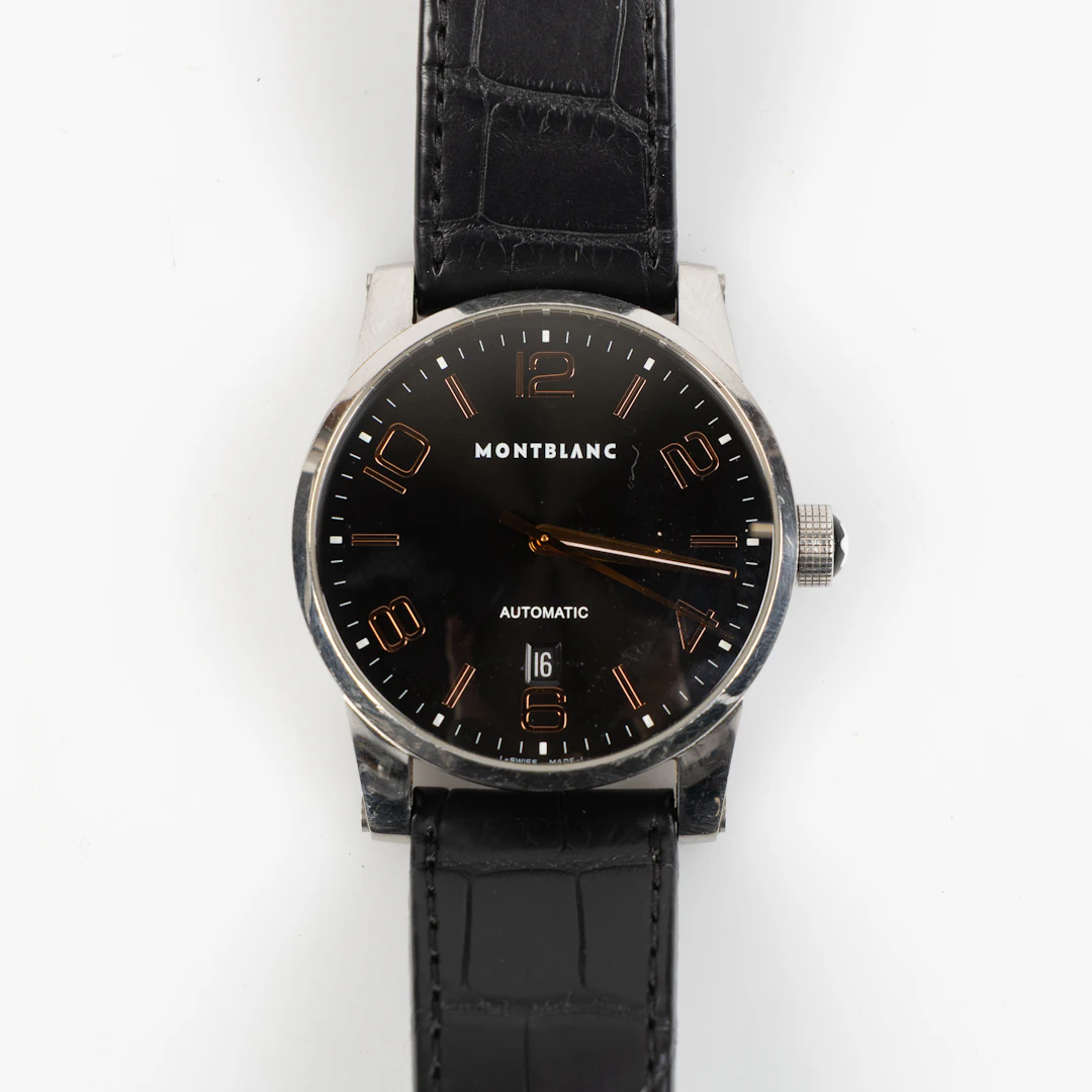 MONTBLANC, TimeWalker, armbandsur, 42 mm, stål, ca 2015.