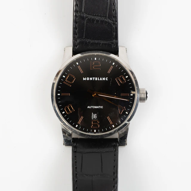 MONTBLANC, TimeWalker, armbandsur, 42 mm, stål, ca 2015.