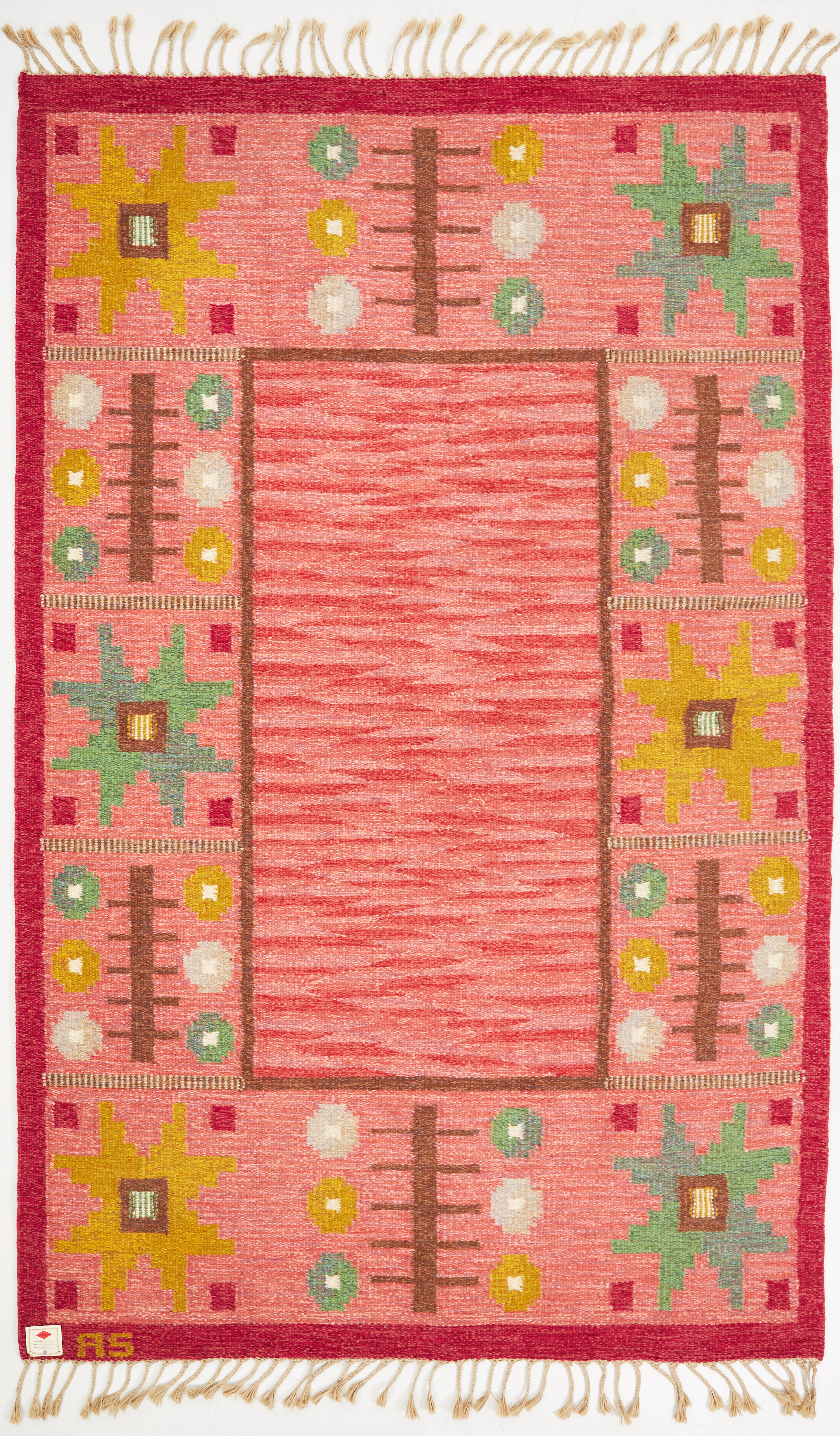 ASTRID SAMPE. röllakanmatta, signerad AS, ca 250x163 cm.