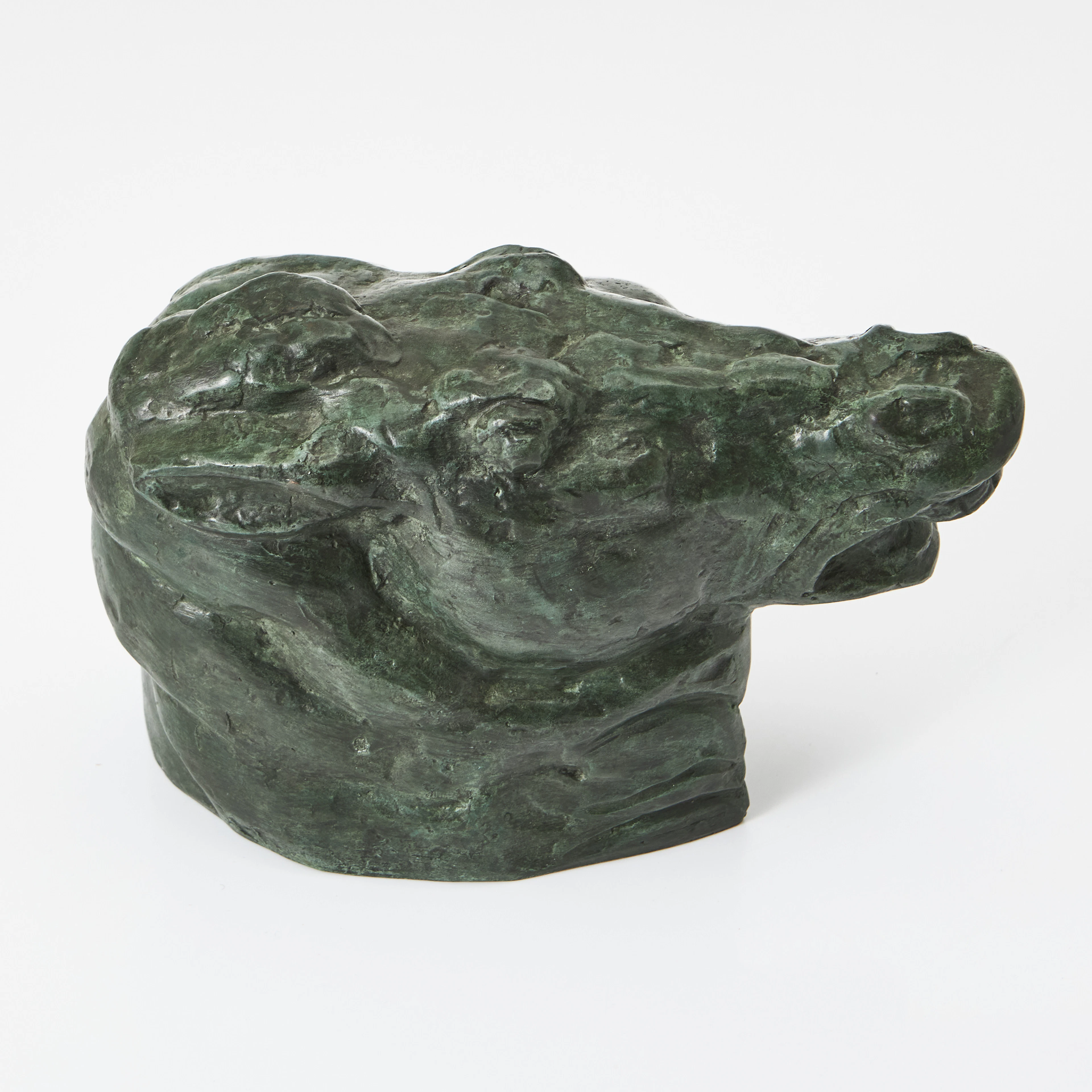 CARL MILLES. Efter. Hästhuvud (detalj av "Sårad Häst").