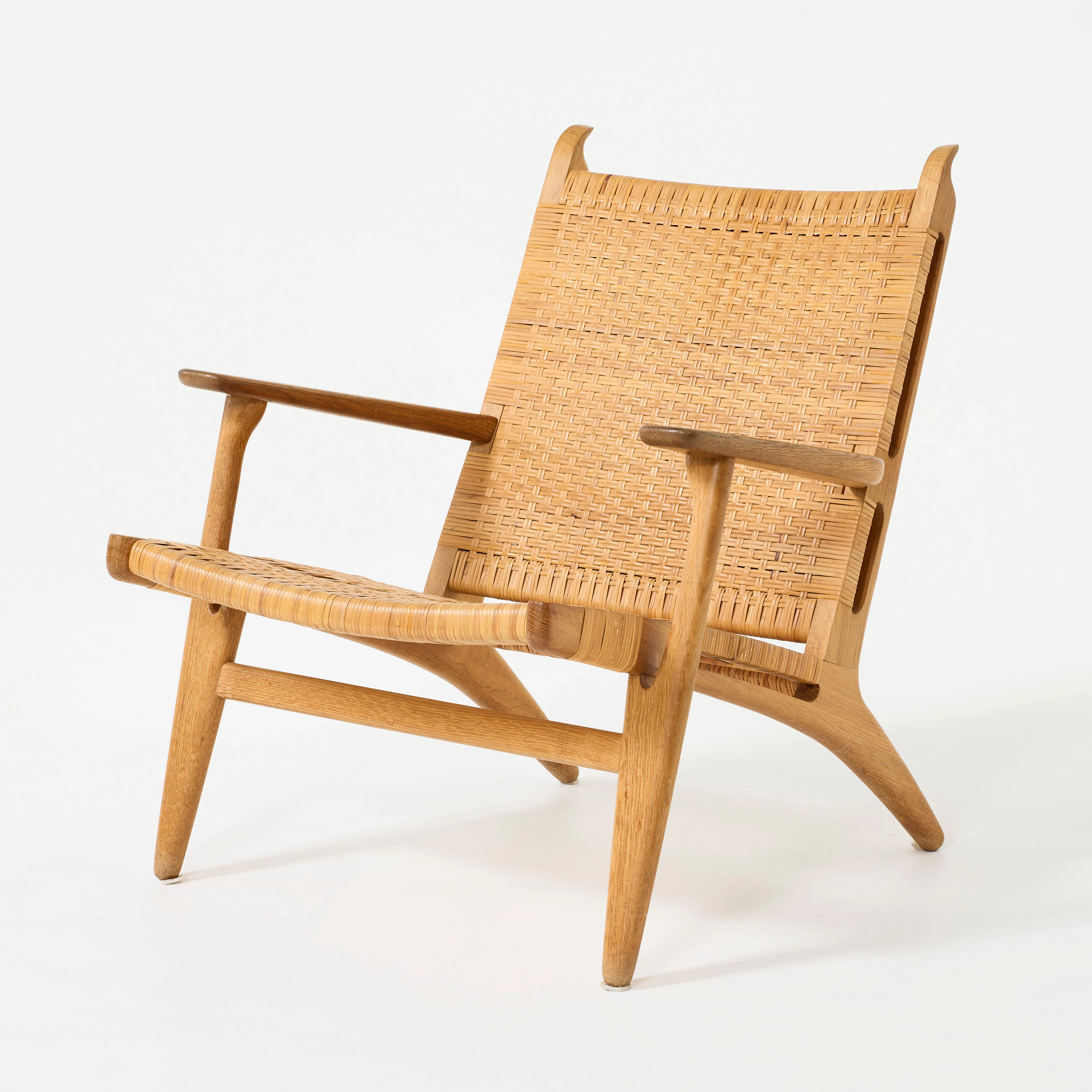 HANS J WEGNER. "CH-27", fåtölj, Carl Hansen & Søn, Danmark 1950/60-tal