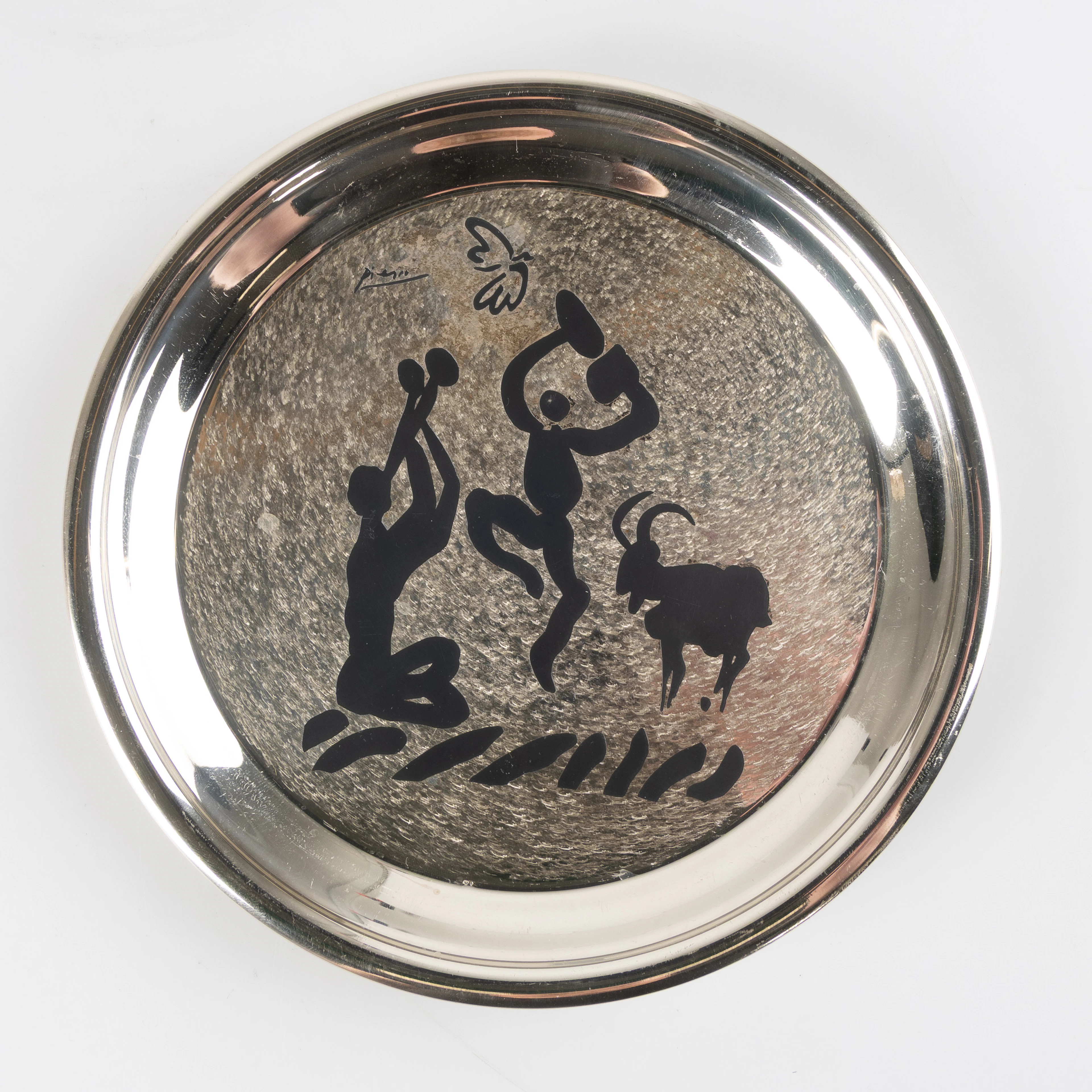 PABLO PICASSO. Fat, efter, "Rites of Spring", sterlingsilver, Medallic