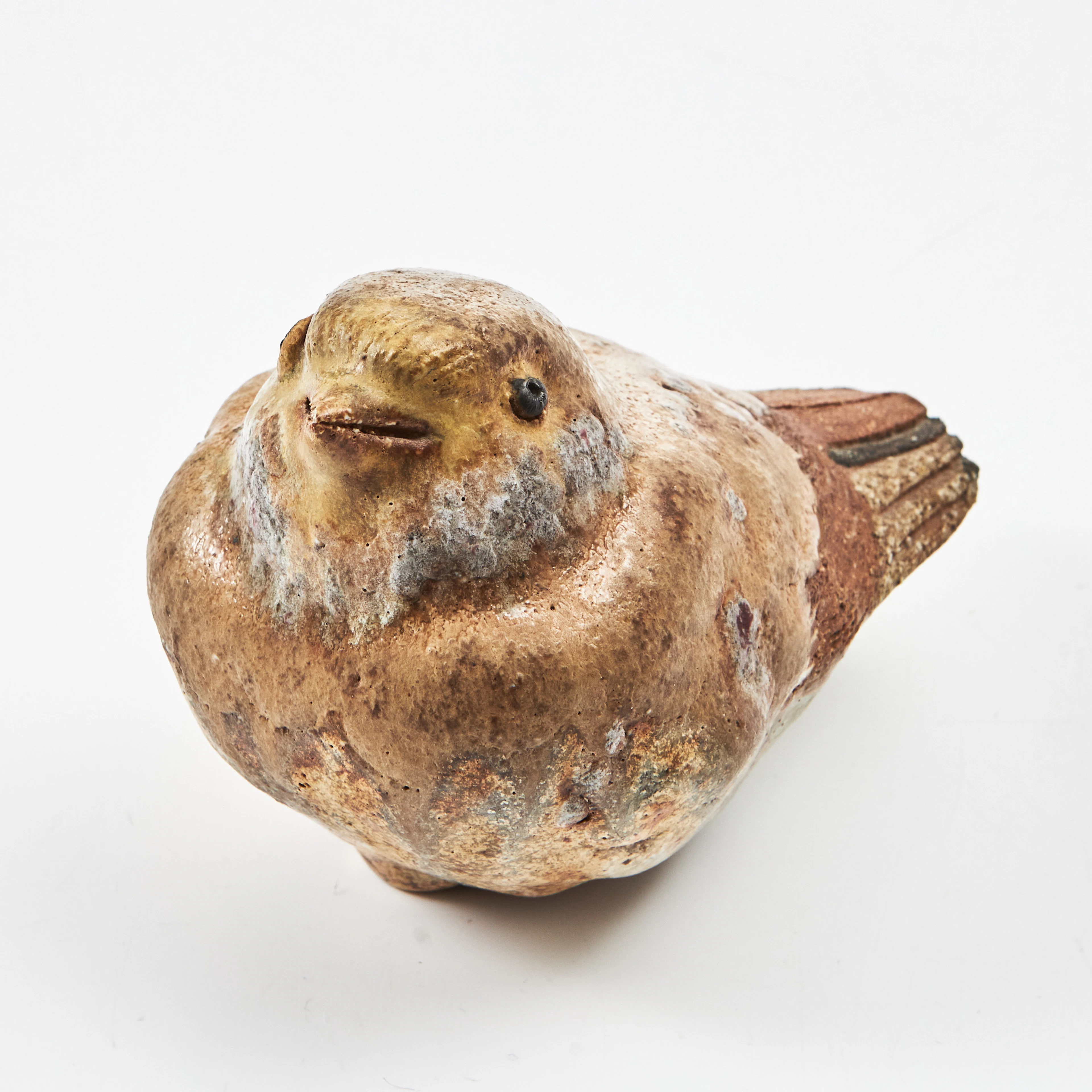 TYRA LUNDGREN. (Sverige, 1897-1979). Skulptur, i form av fågel, stengods