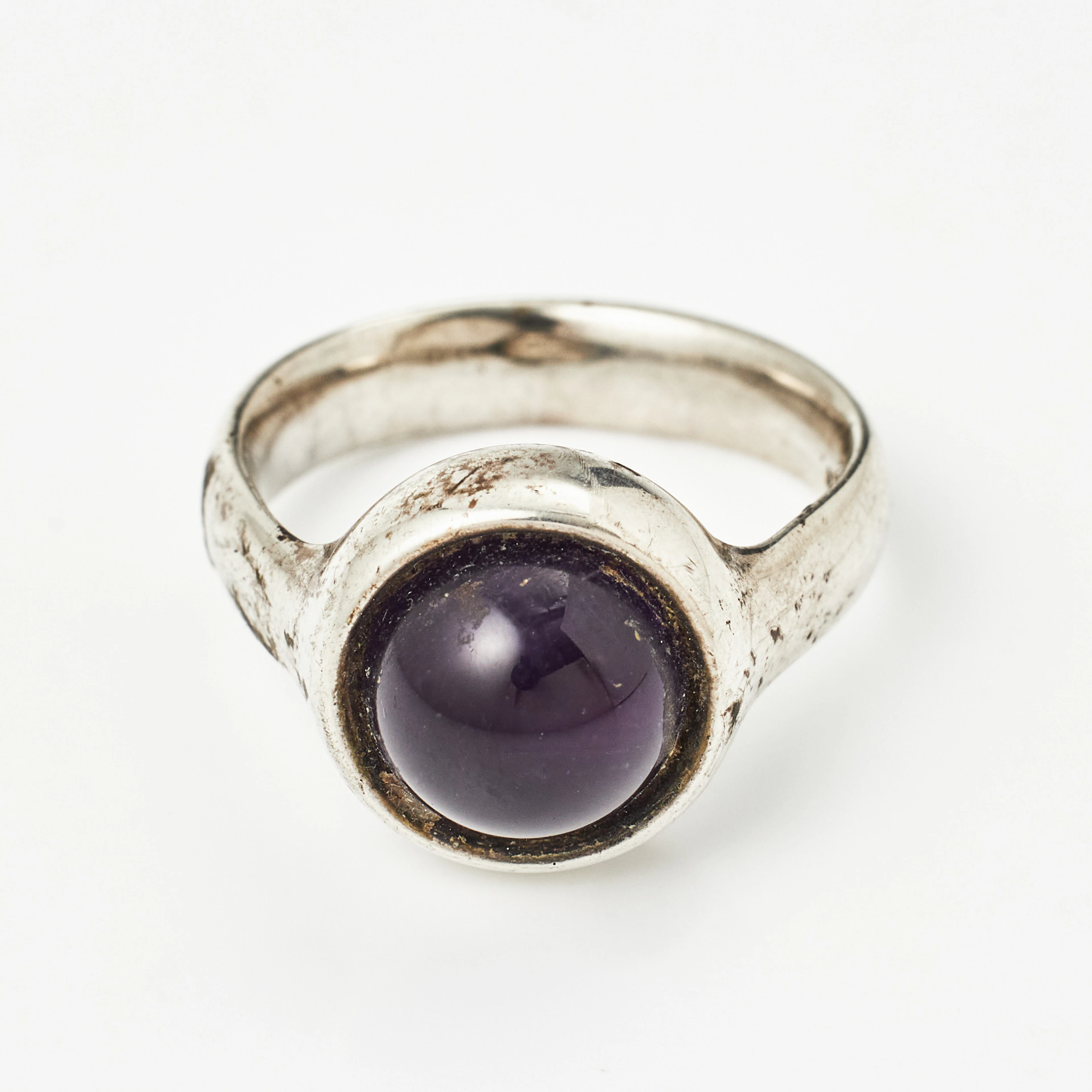 REGITZE OVERGAARD, "Sphere", ring, sterlingsilver, cabochonslipad