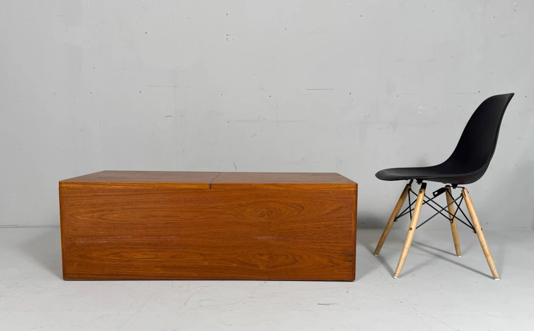 Mid Century Holztruhe/Box, Deutschland, 1970er Jahre.