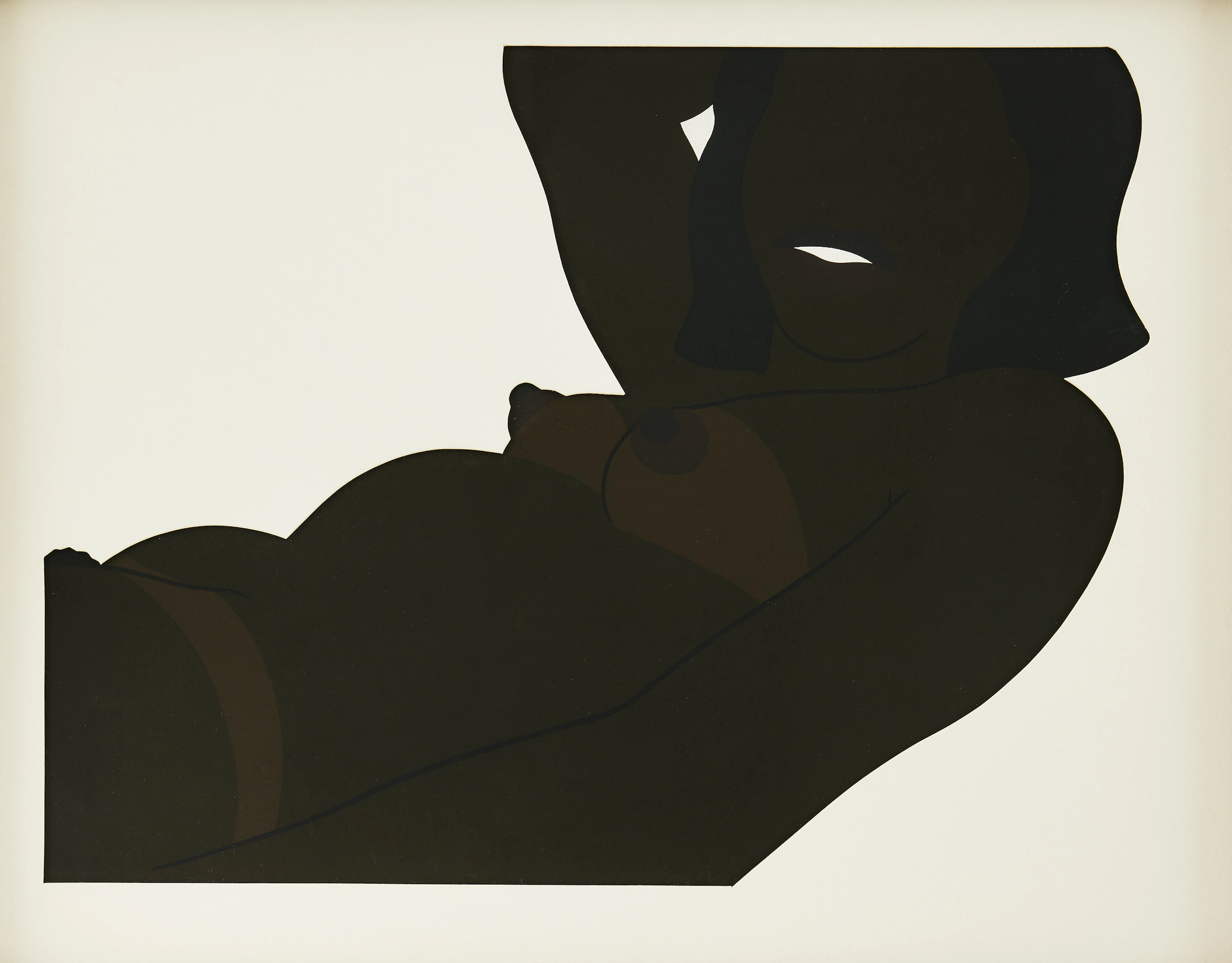 TOM WESSELMANN (USA, 1931-2004). "Great American Brown Nude: Cut-out".