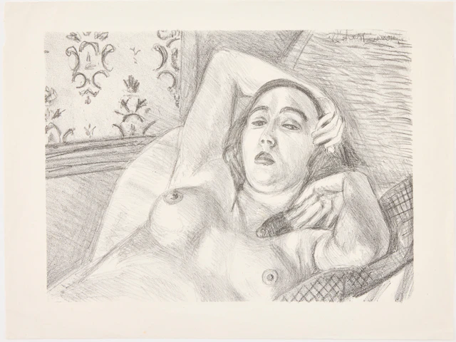 HENRI MATISSE. "Le Repos du Modèle".