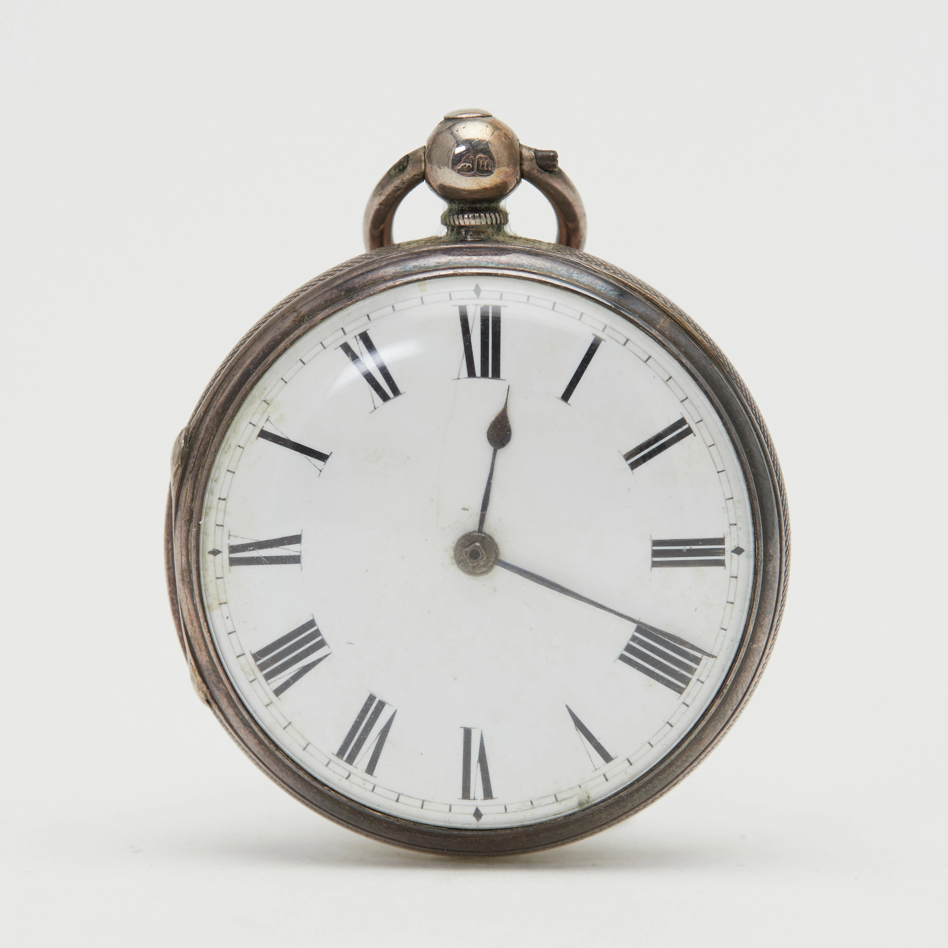 J.H. TURNER LONDON. Spindeltaschenuhr, 925er Silber, um 1815, England.