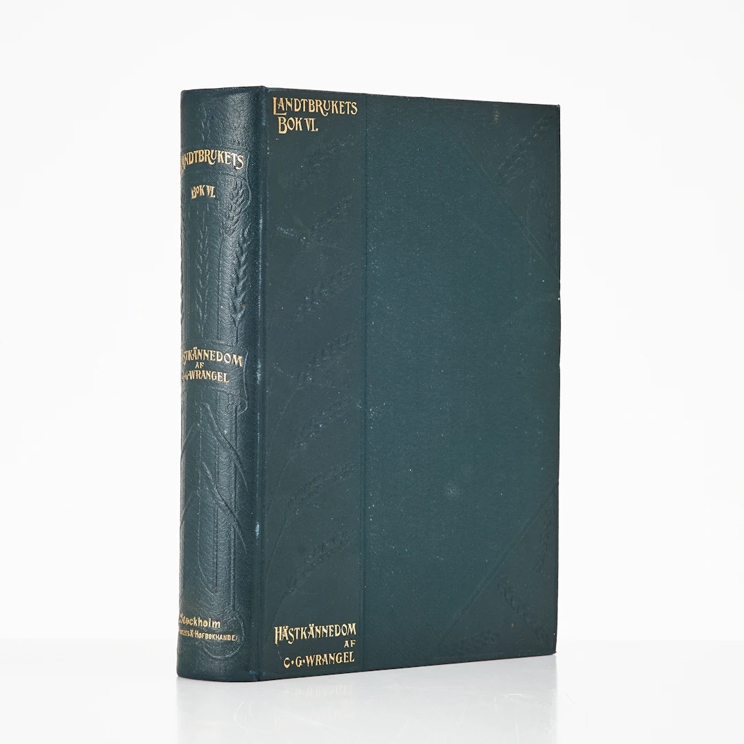 WRANGEL, HIPPOLOGIA. HANDBOK I HÄSTKÄNNEDOM 1906.