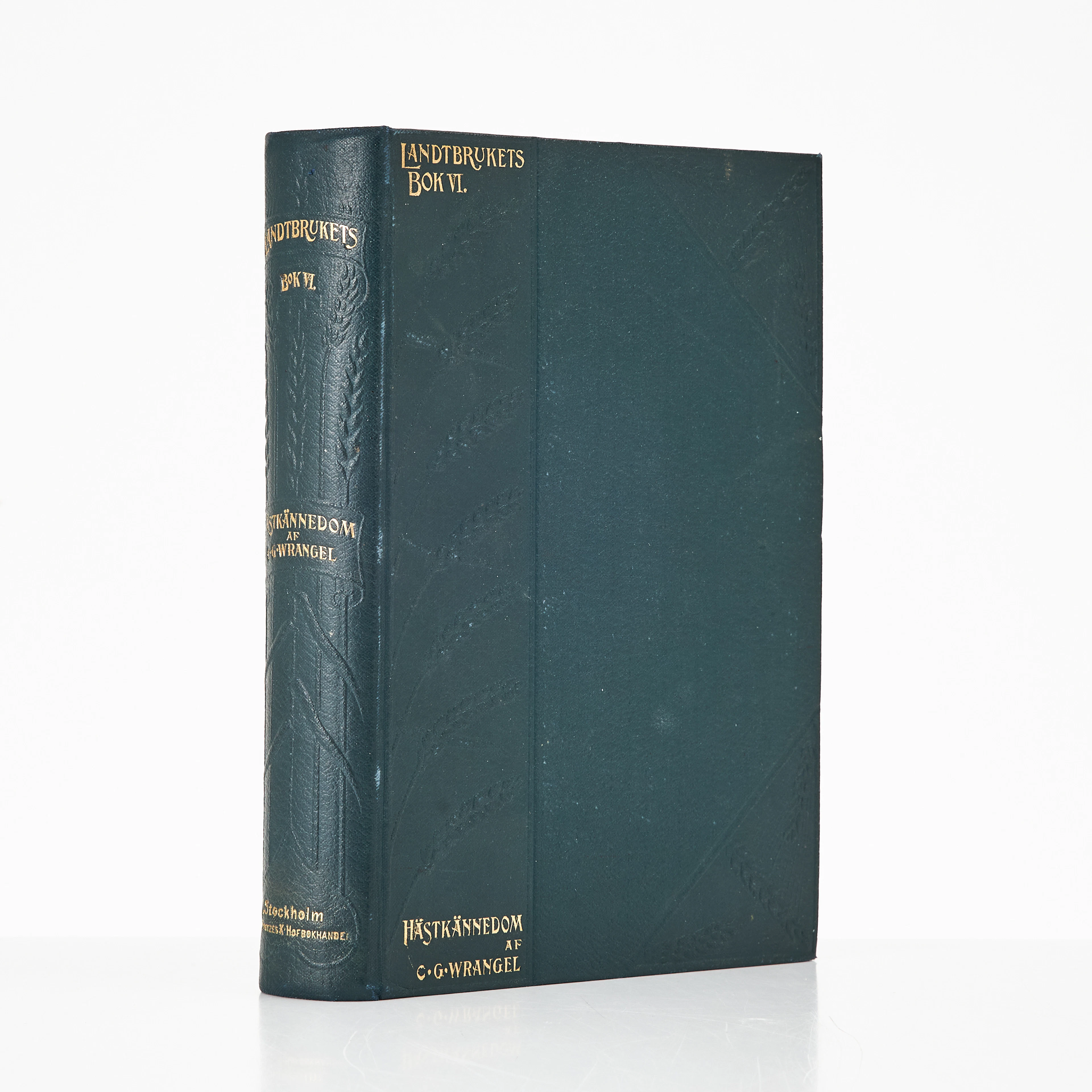 WRANGEL, HIPPOLOGIA. HANDBOK I HÄSTKÄNNEDOM 1906.