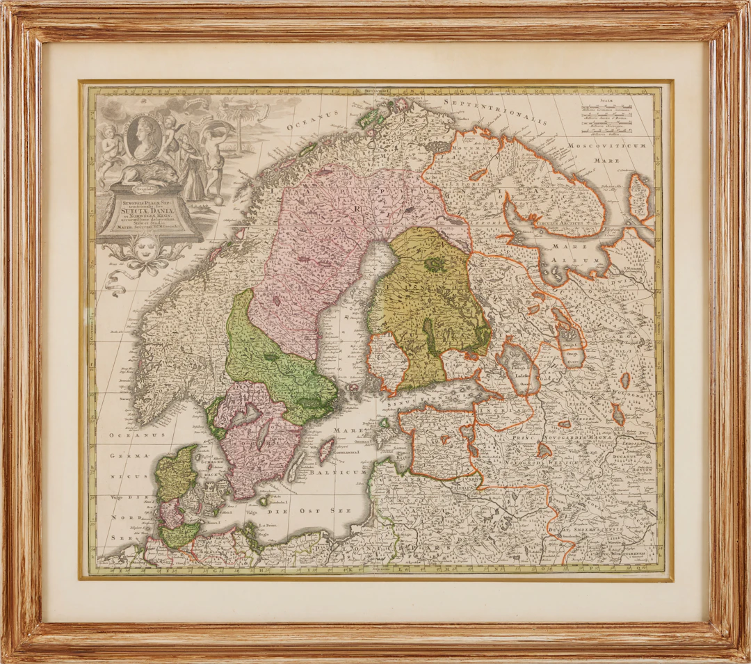 SEUTTER, MATHIAS. Synopsis Plagae Septemtrionalis sive Sueciae Daniae