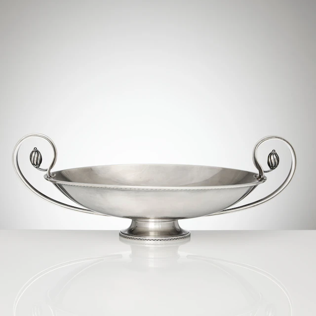 ATELIER BORGILA. Skål, silver, Stockholm 1940.