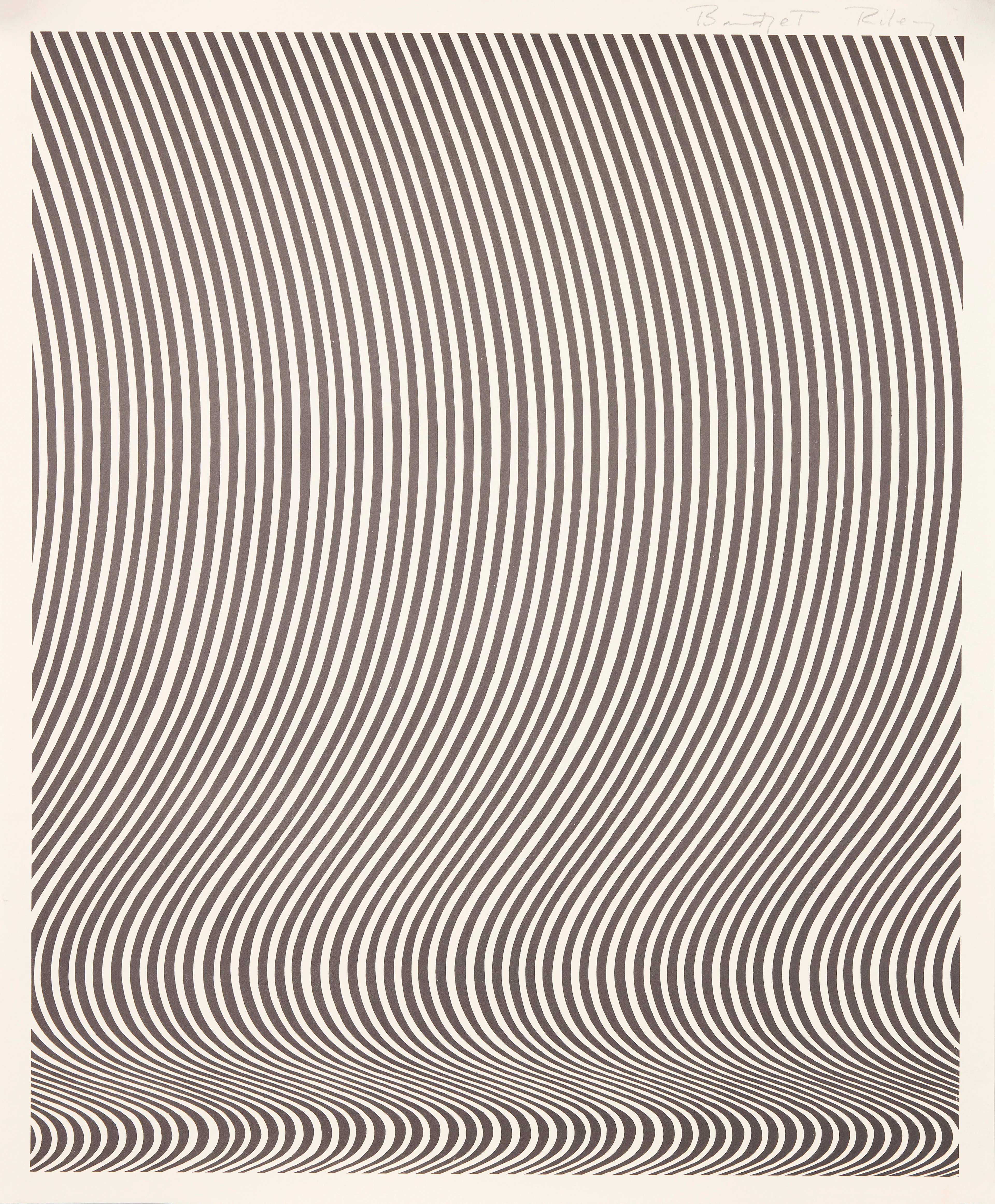 BRIDGET RILEY. "Untitled (Richard Feigen Gallery)".