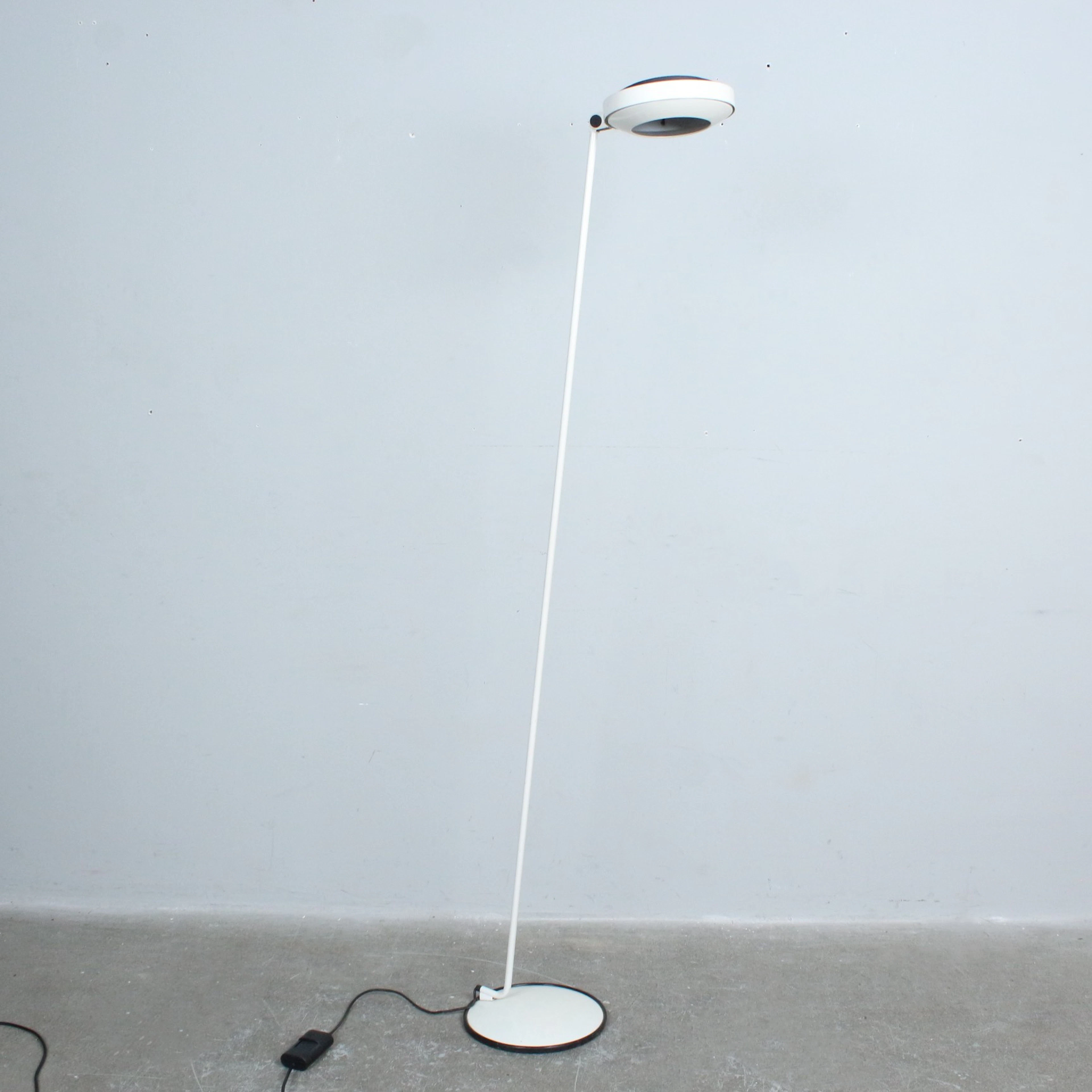 TOMMASO CIMINI. Lumina, Stehlampe, Modell '' Elle 1 '' Dimmbar, 1980er.