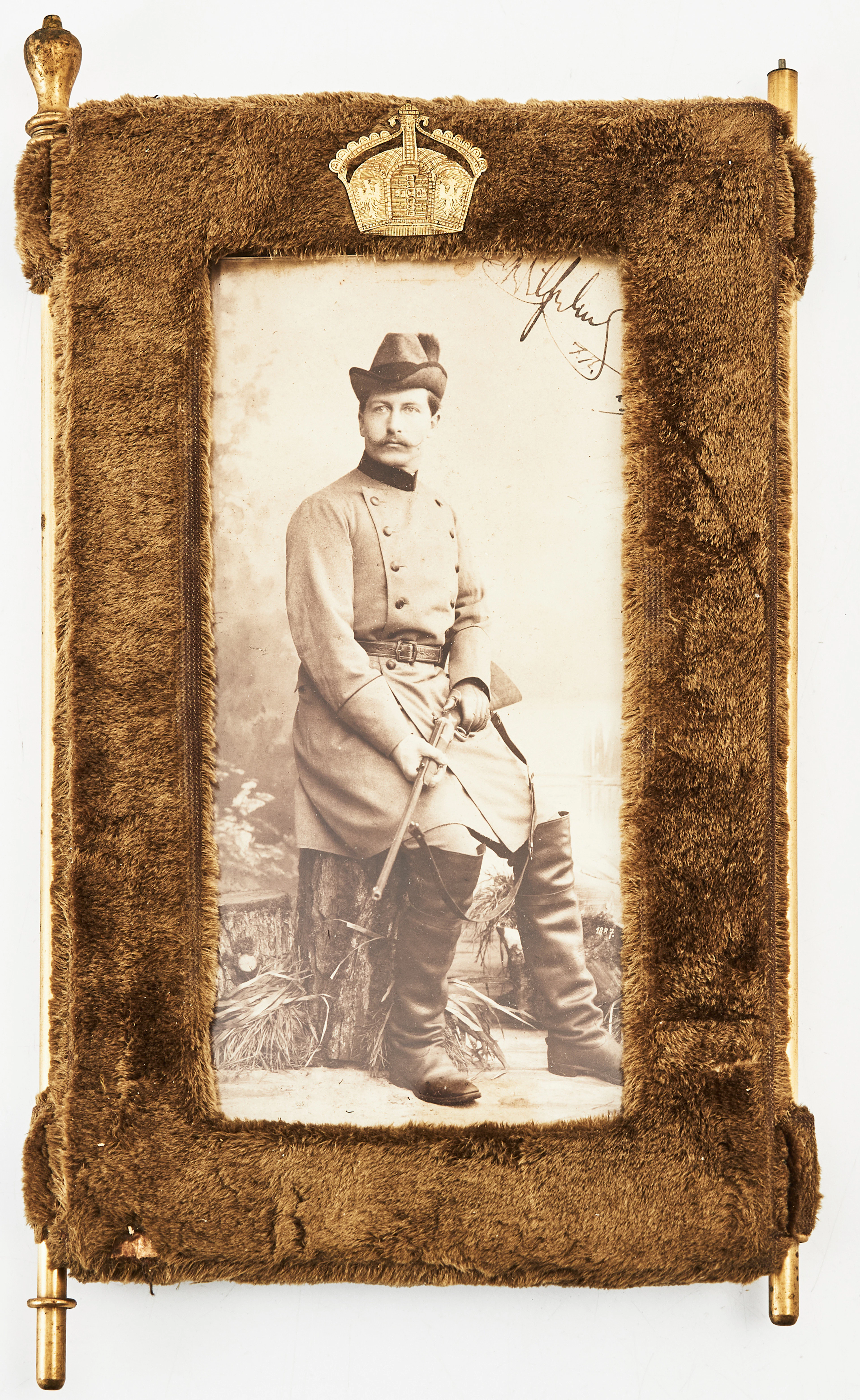 KEJSAR WILHELM II, kabinettsfoto, signerat och daterat Wilhelm 29/IX
