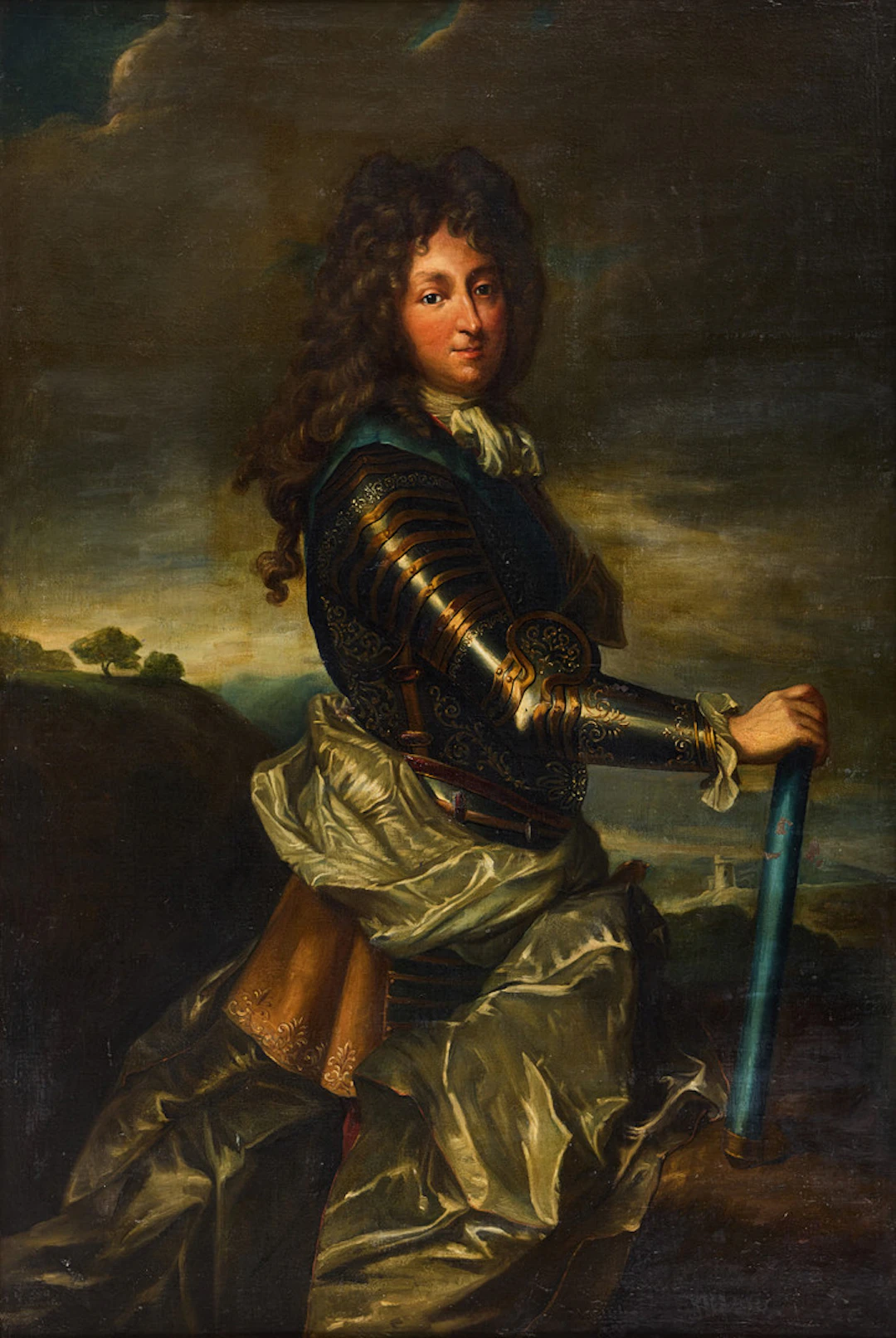 FRANSK SKOLA, 1800-TAL. Porträtt föreställande Filip II, hertig av