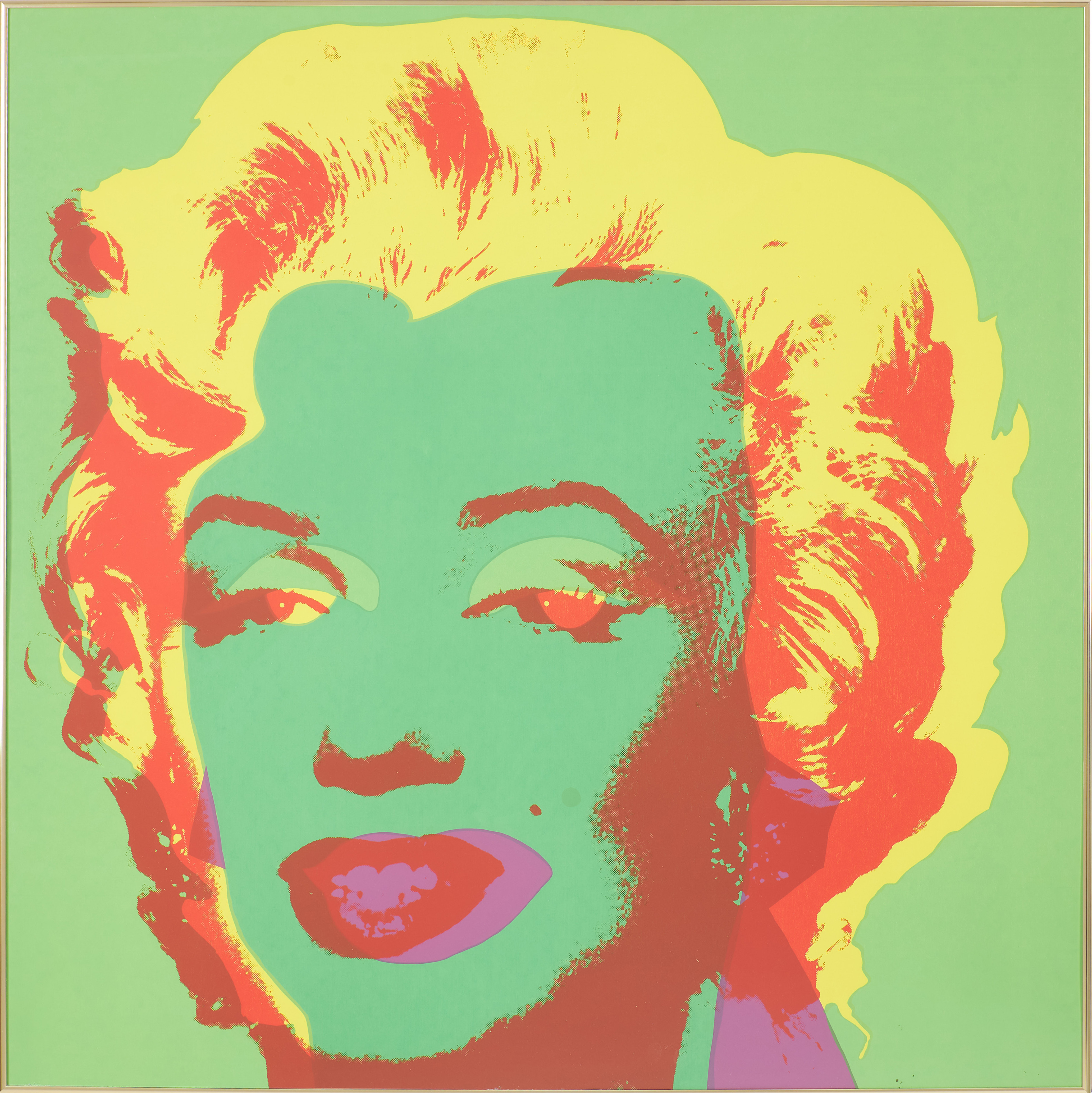 ANDY WARHOL. EFTER. färgserigrafi, "Marilyn", utgiven av Sunday B