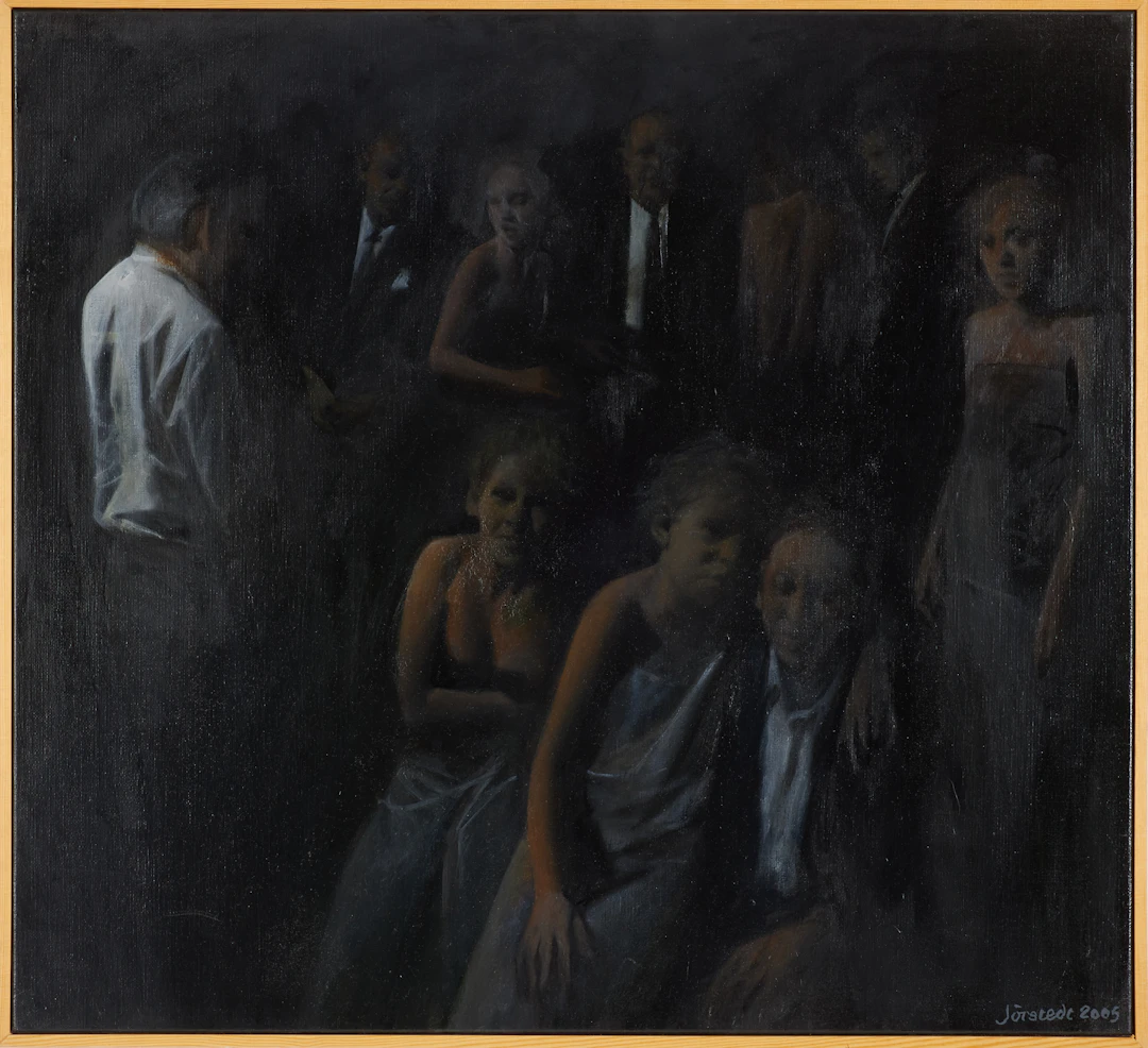 KJELL JÖRSTEDT. "Förhoppning", olja på duk, signerad och daterad 2005.