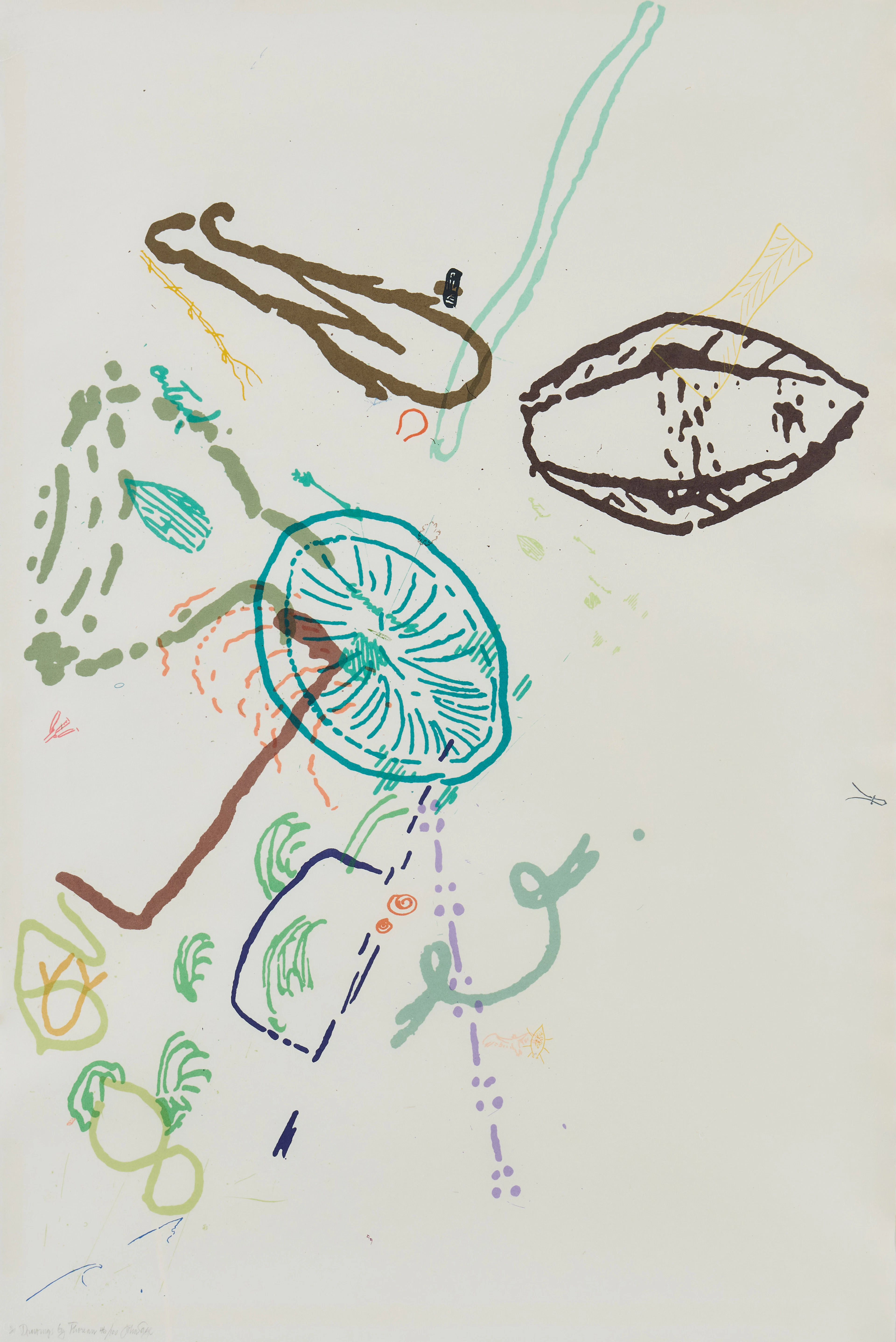 JOHN CAGE. "30 Drawings by Thoreau" ur "Merce Cunningham Portfolio".
