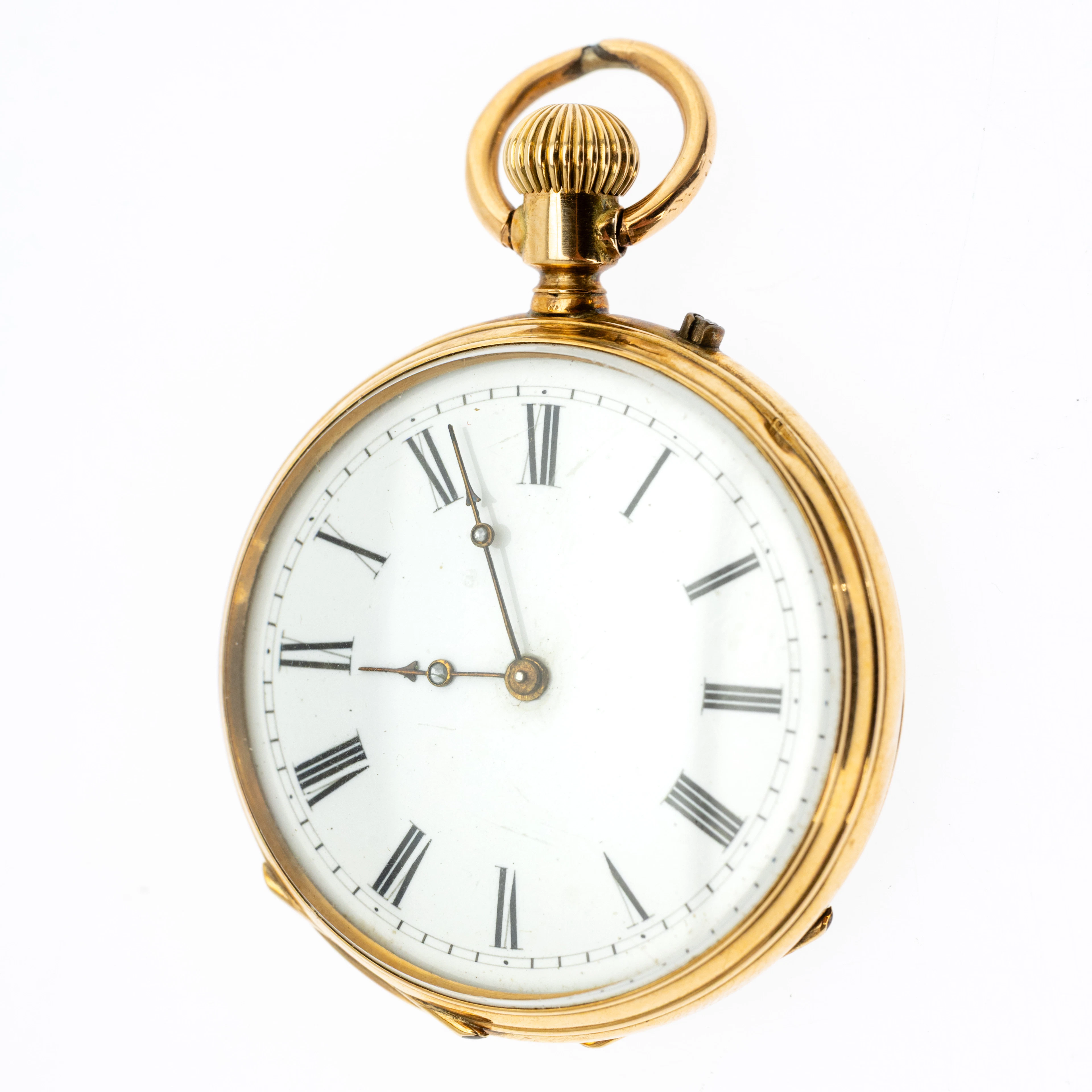 Gold Taschenuhr.