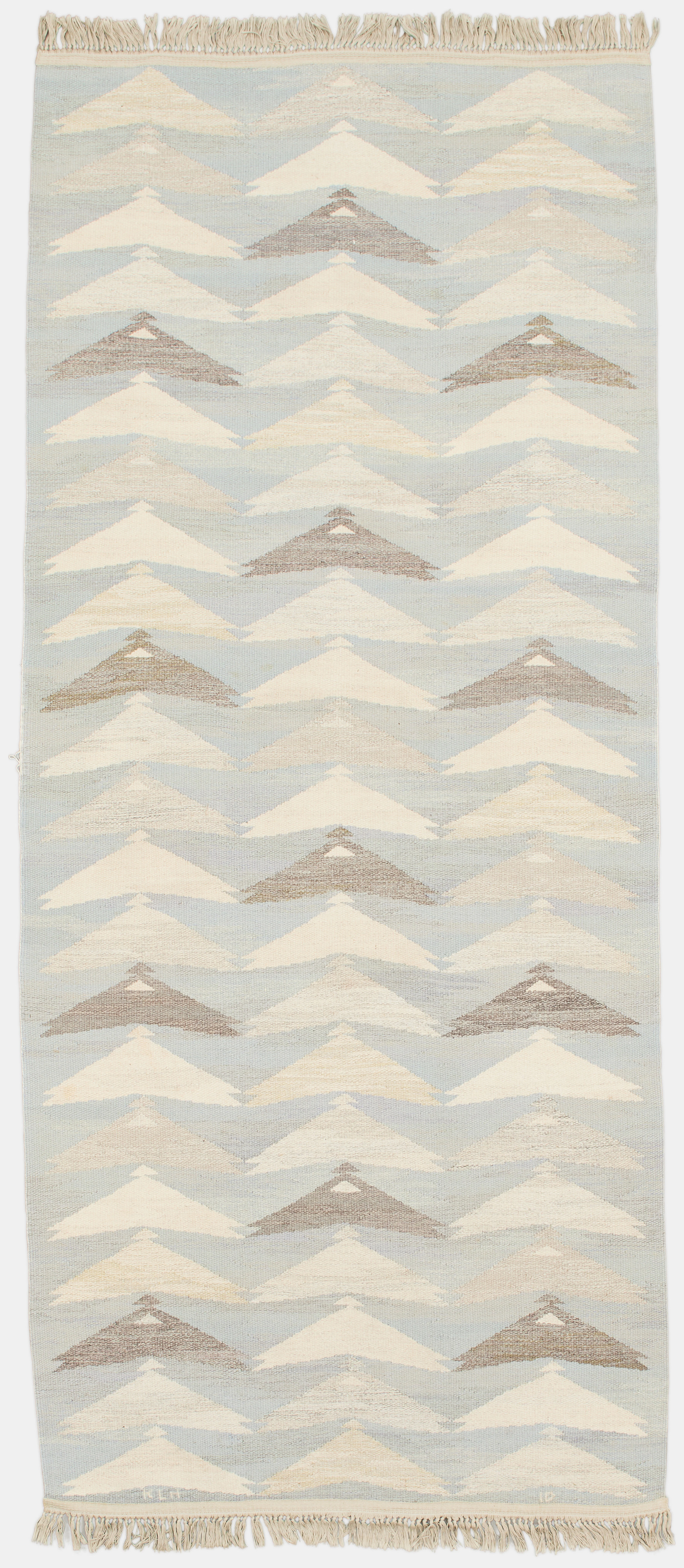INGRID DESSAU (1923-2000). "Fågelsträck", gallerimatta, Kristianstad