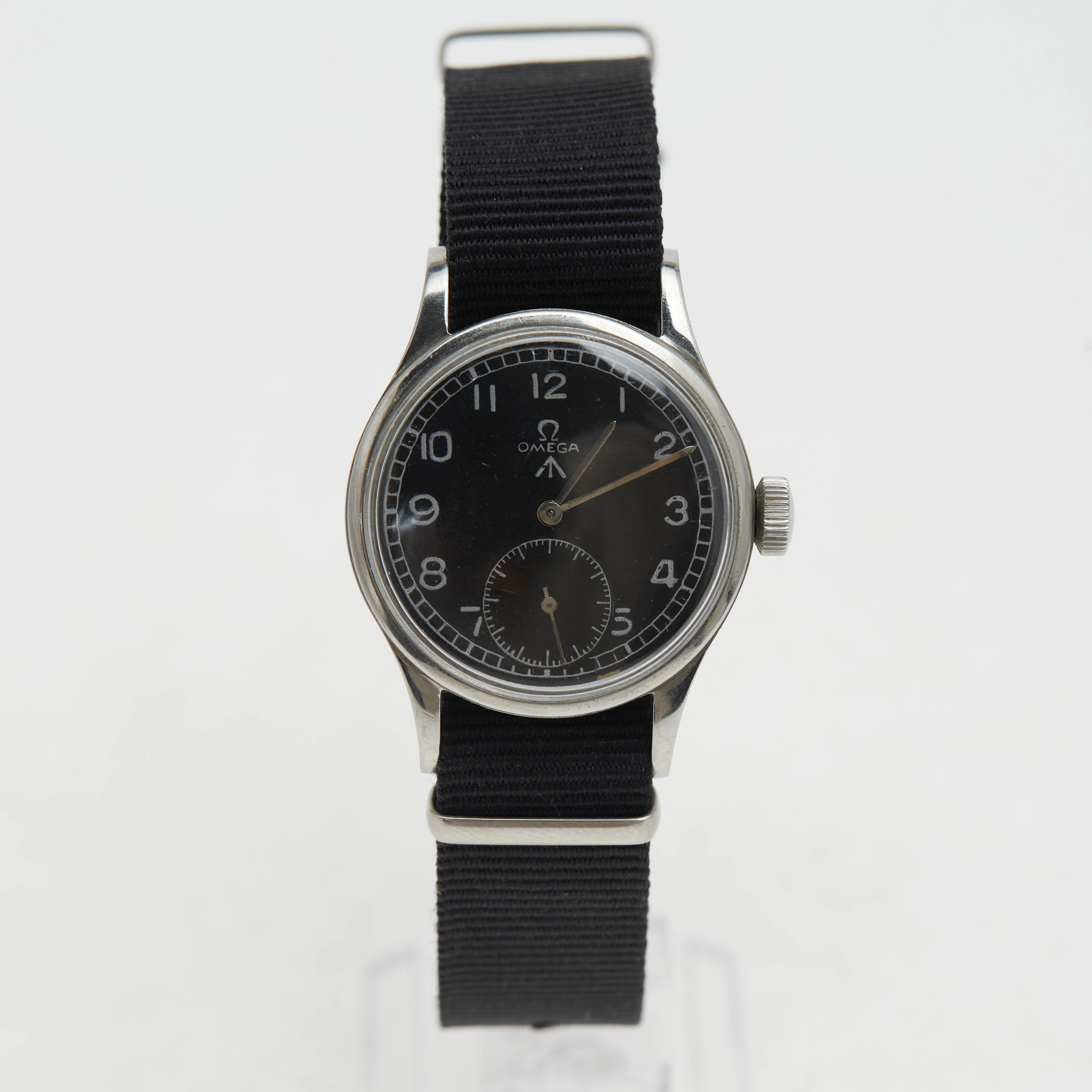 OMEGA. Armbanduhr, 'Dirty Dozen' Military, Handaufzug, 1940er Jahre, Schweiz.