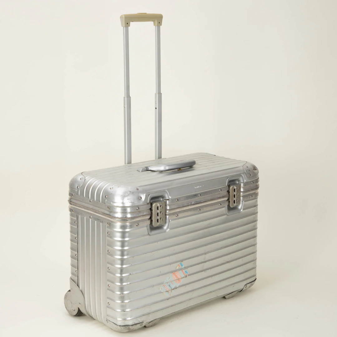 Rimowa Aluminium-Trolley Aluminium / Kunststoff, auf Rollen.