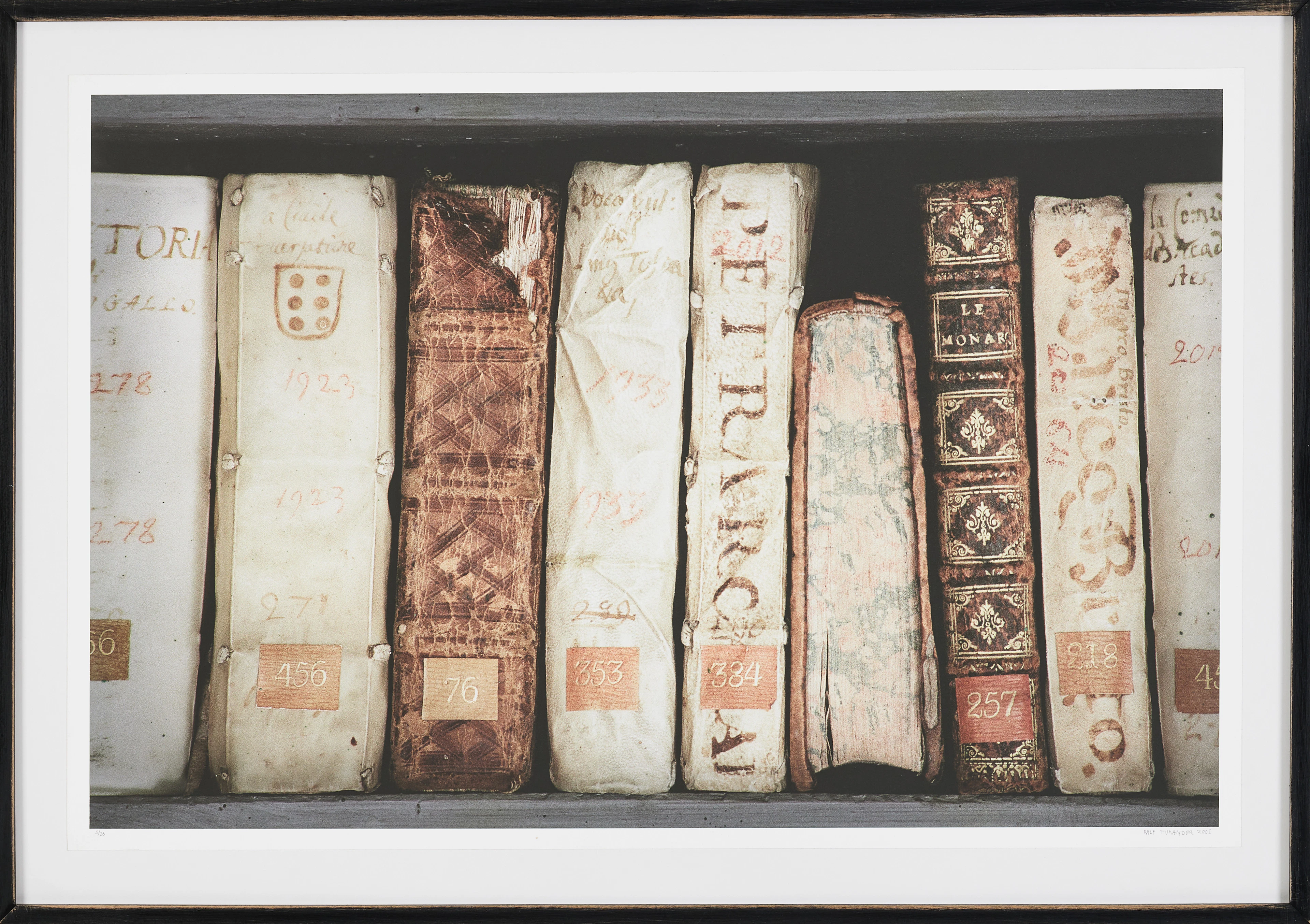 RALF TURANDER, fotografi, numrerad 5/20, ur serien Ex Libris, signerad