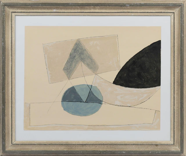 PABLO PICASSO. EFTER. Pochoir-upplaga ur "Faune et flore d'Antibes"