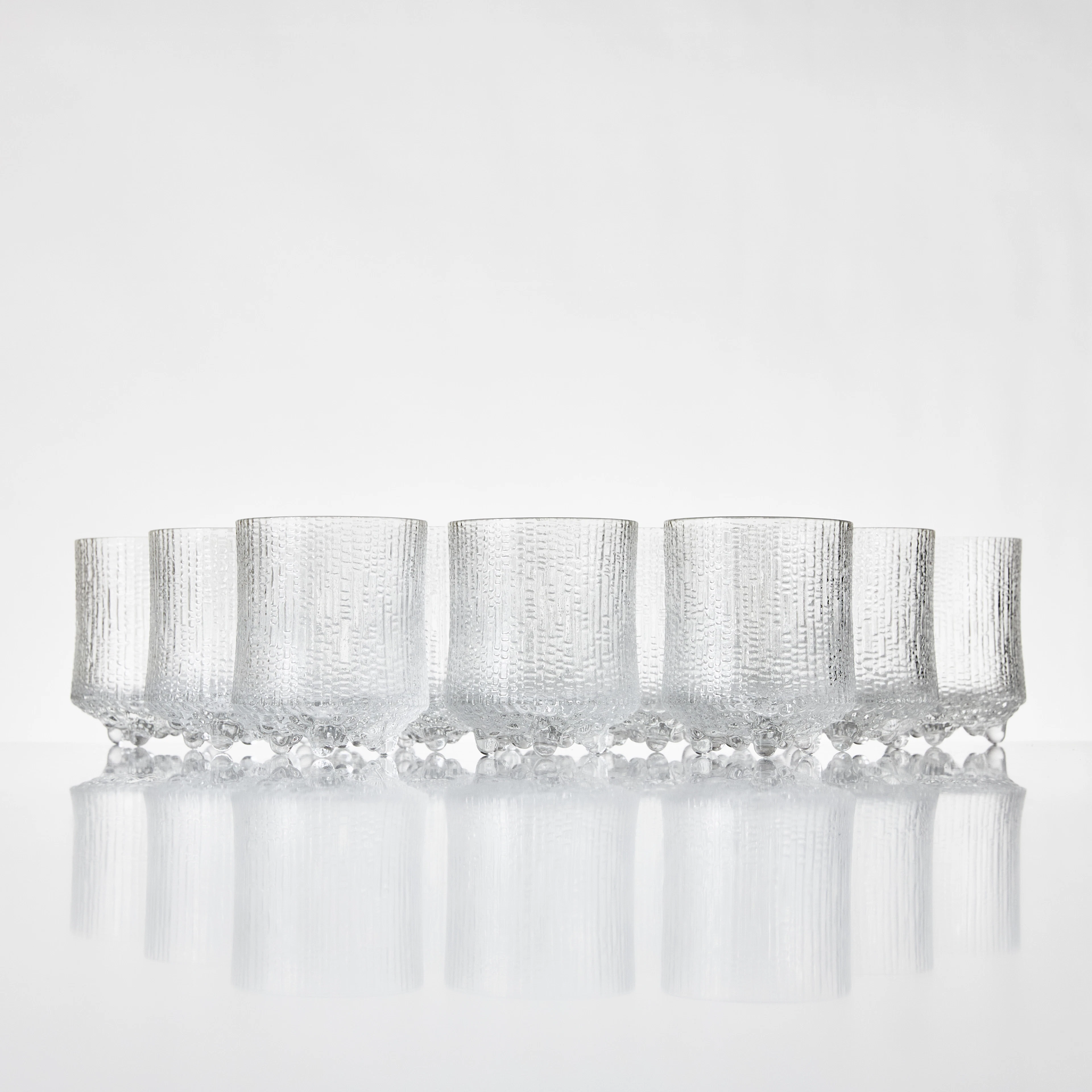TAPIO WIRKKALA. Selterglas, 12 st, "Ultima thule", Iittala.