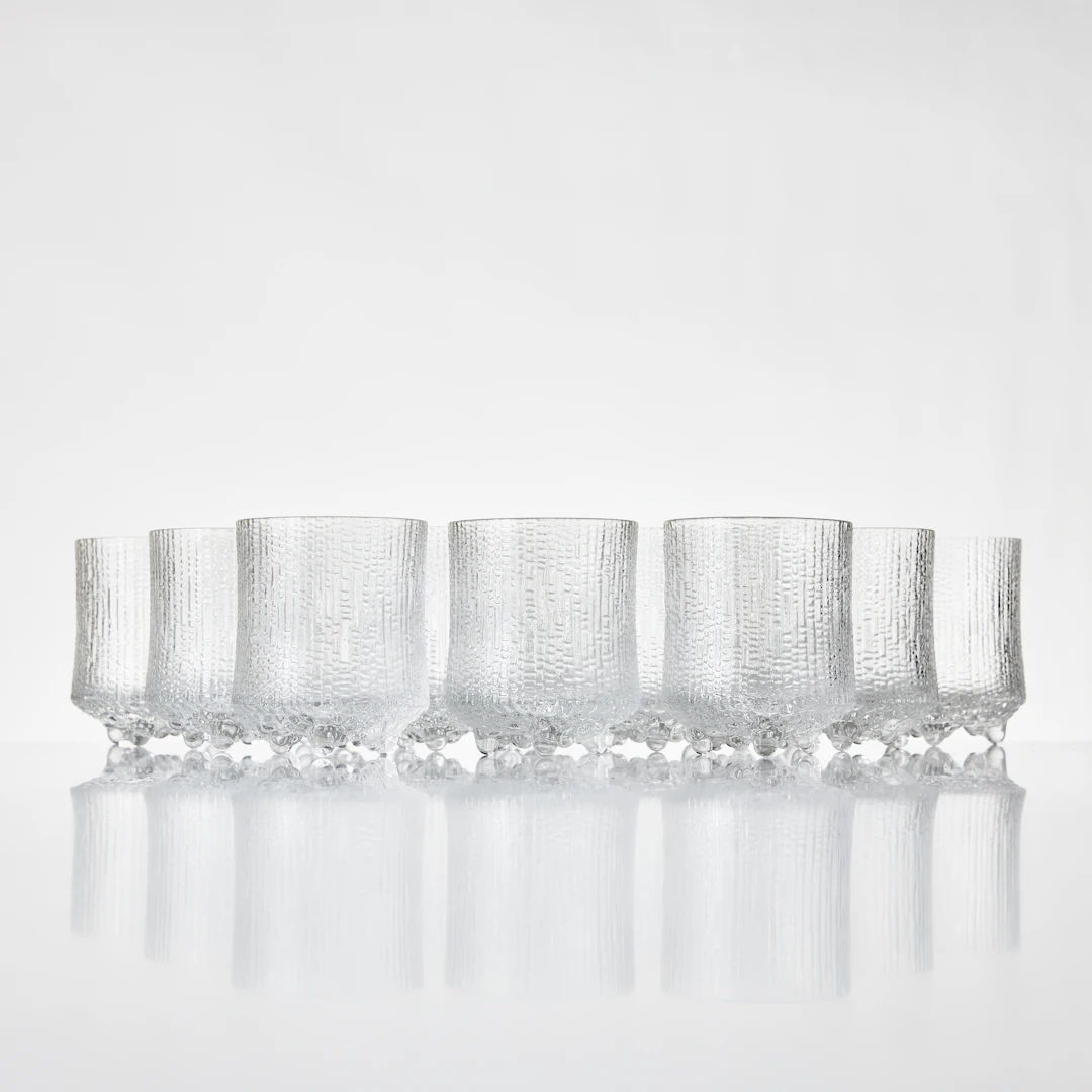 TAPIO WIRKKALA. Selterglas, 12 st, "Ultima thule", Iittala.