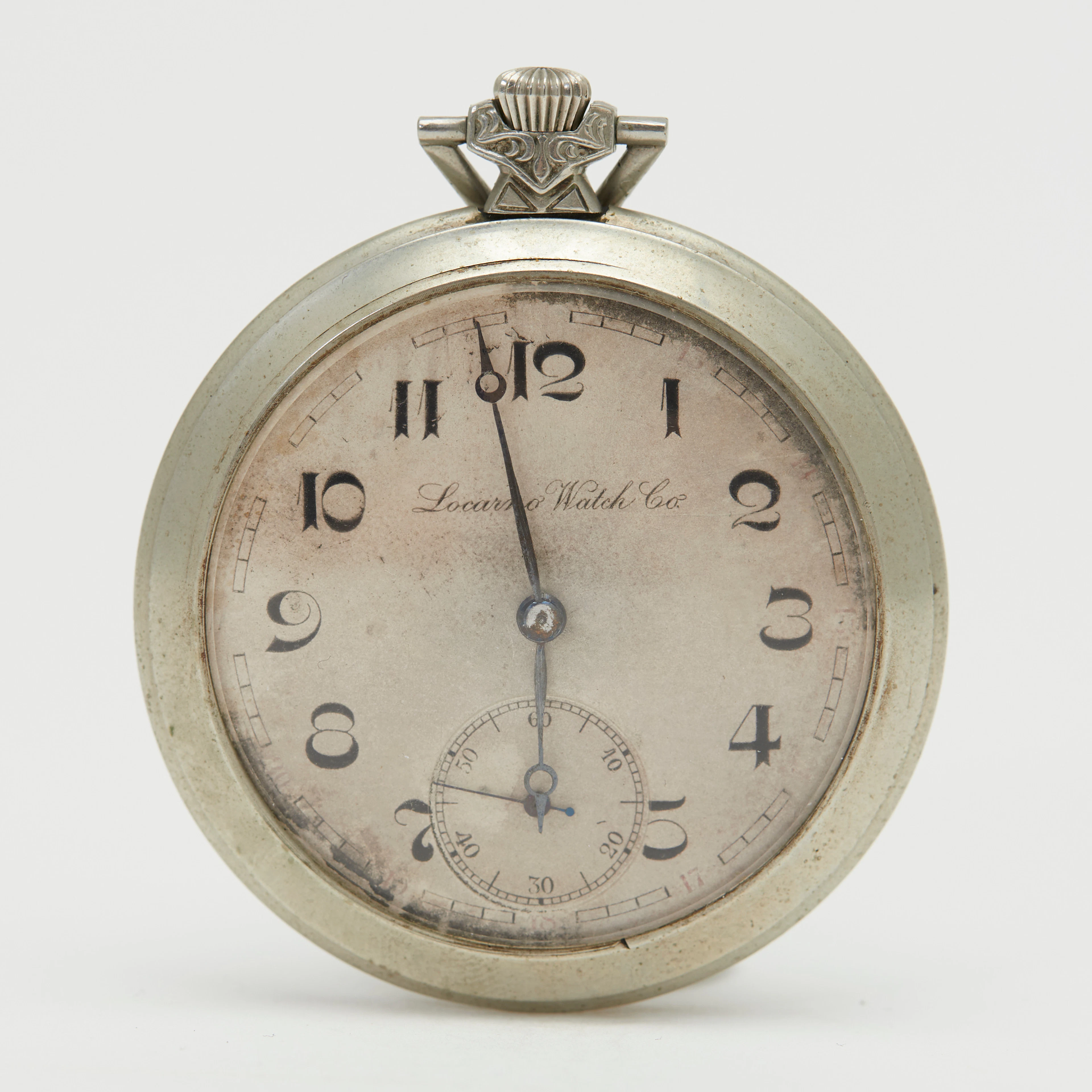 LOCARNO WATCH CO. Lépine-Taschenuhr, Handaufzug, um 1925, Schweiz.